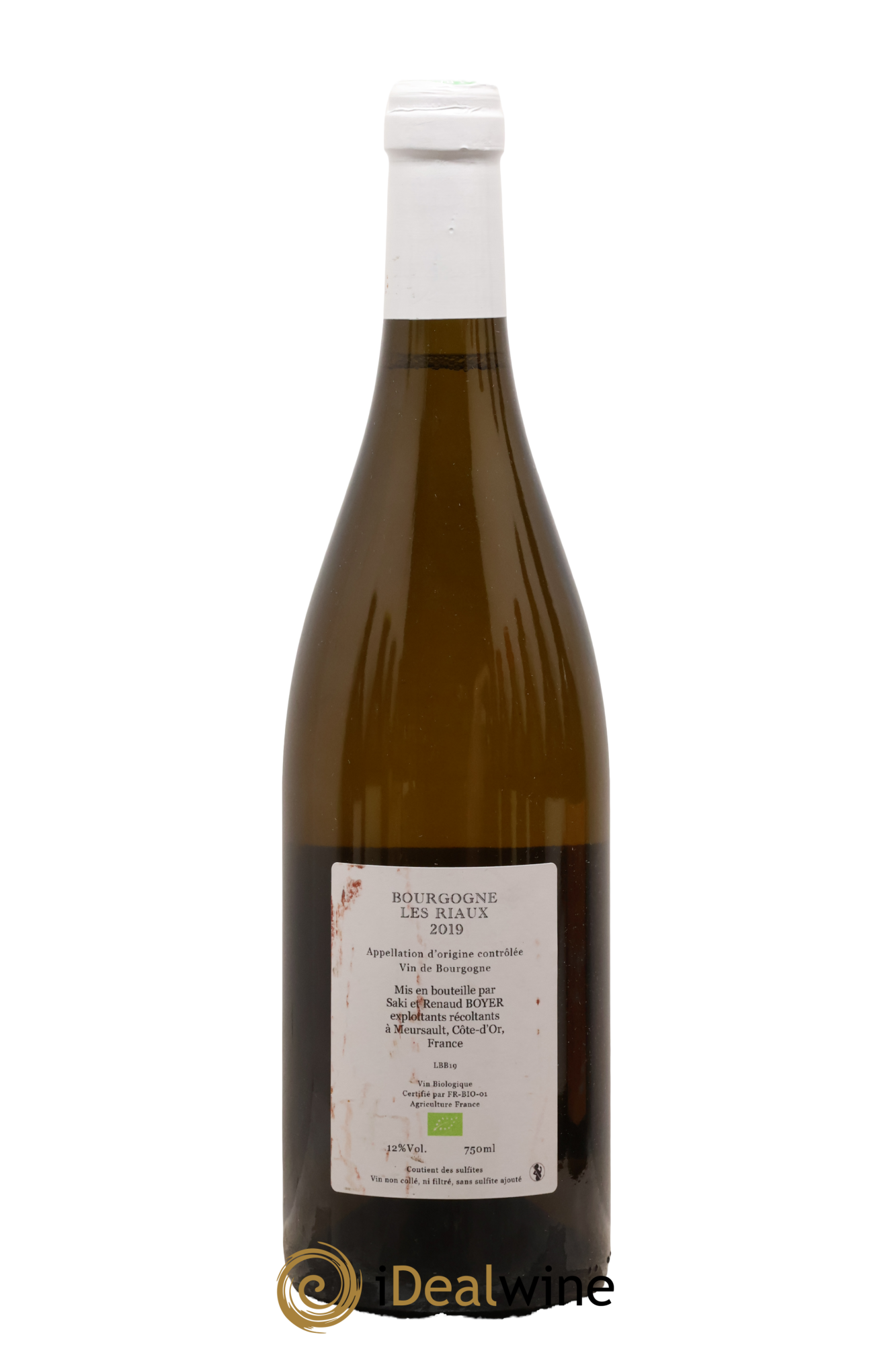 Bourgogne Les Riaux Renaud Boyer 2019 - Lotto di 1 bottiglia - 1
