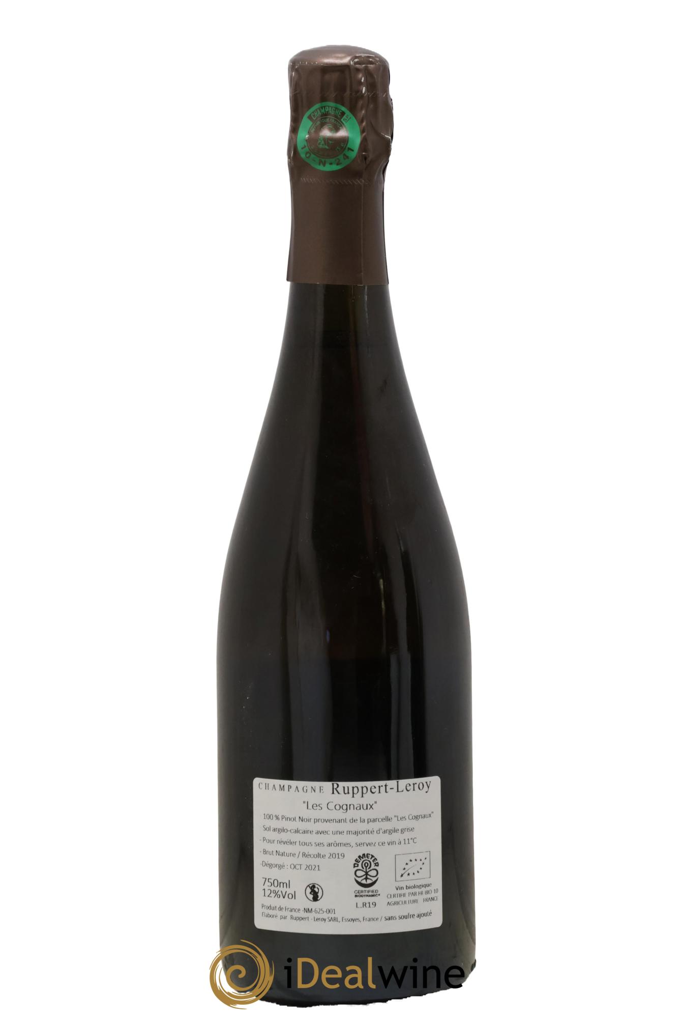 Les Cognaux Brut Nature Ruppert-Leroy - Lot de 1 bouteille - 1