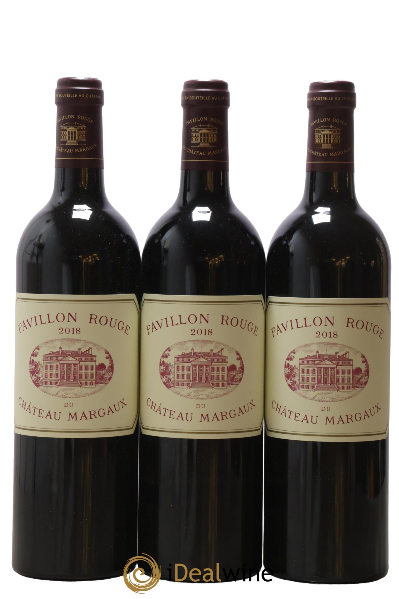 Pavillon Rouge du Château Margaux Second Vin 2018 - Lot de 3 bouteilles - 0