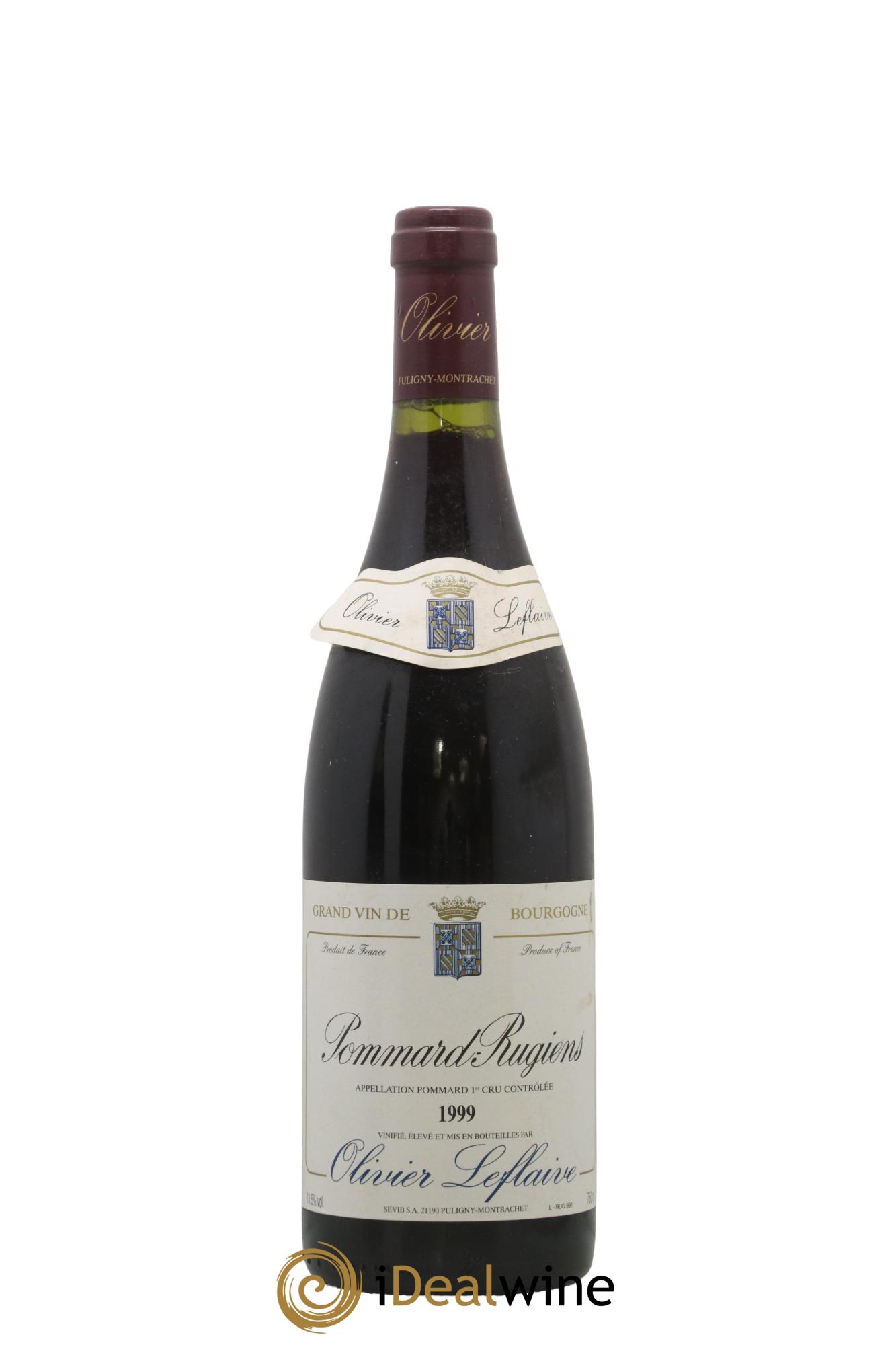 Pommard 1er Cru Rugiens Olivier Leflaive 1999 - Posten von 1 Flasche - 0
