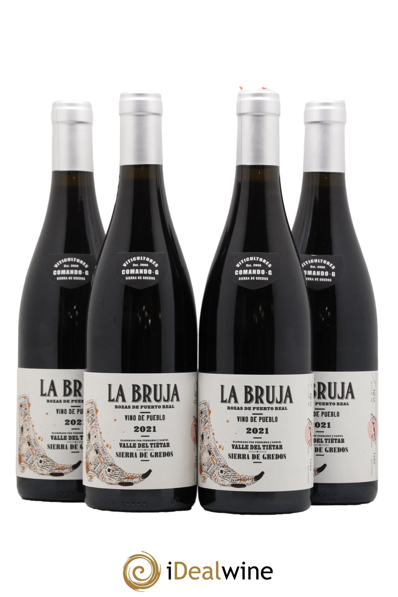 Vinos de Madrid DO Comando G La Bruja de Rozas 2021 - Lot de 4 bouteilles - 0