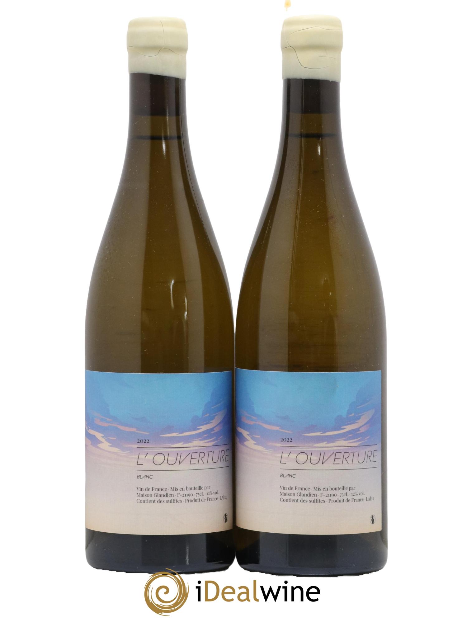 Vin de France L'Ouverture Maison Glandien 2022 - Lot de 2 bouteilles - 0