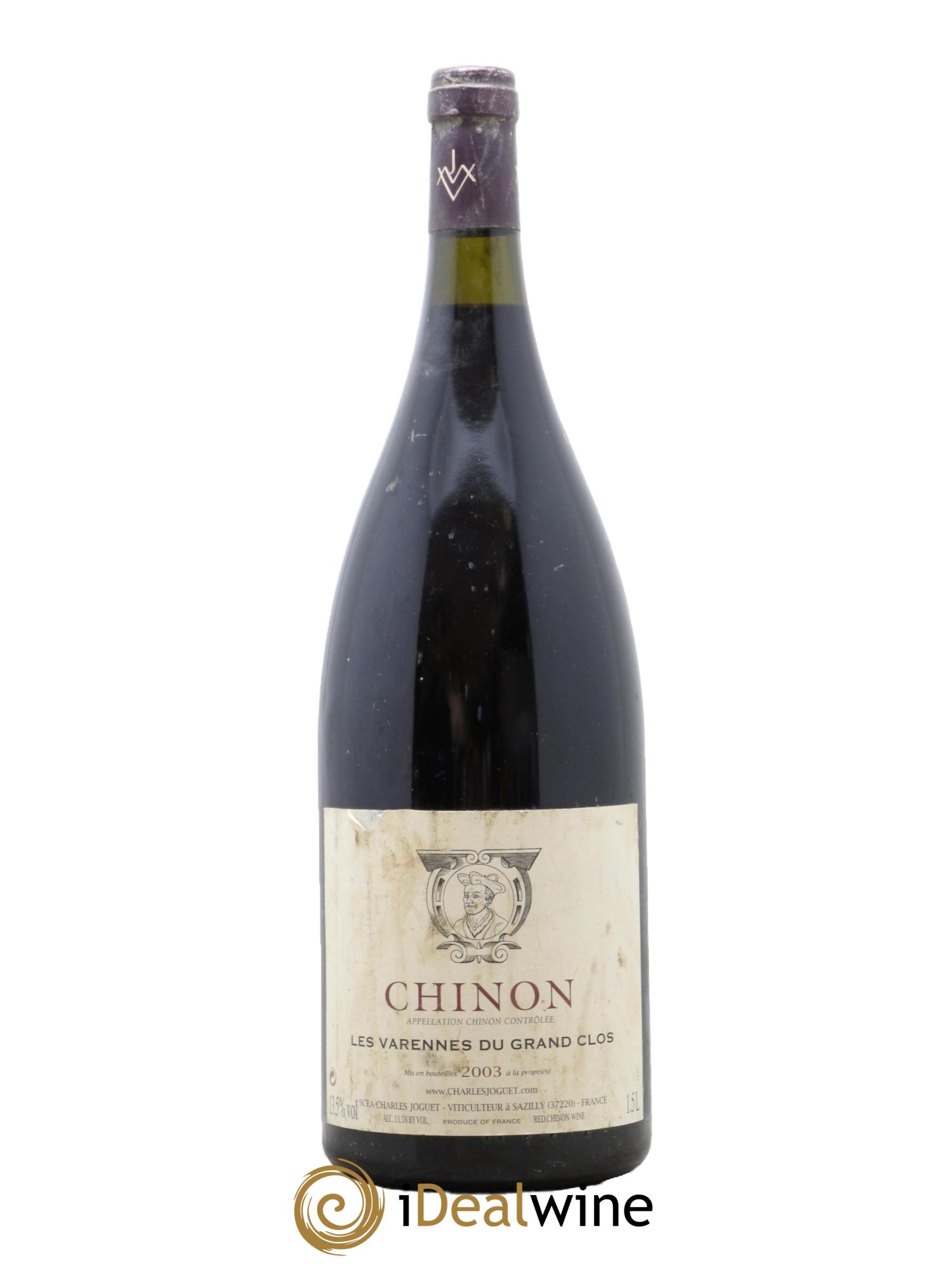 Chinon Les Varennes du Grand Clos Charles Joguet 2003 - Lot de 1 magnum - 0