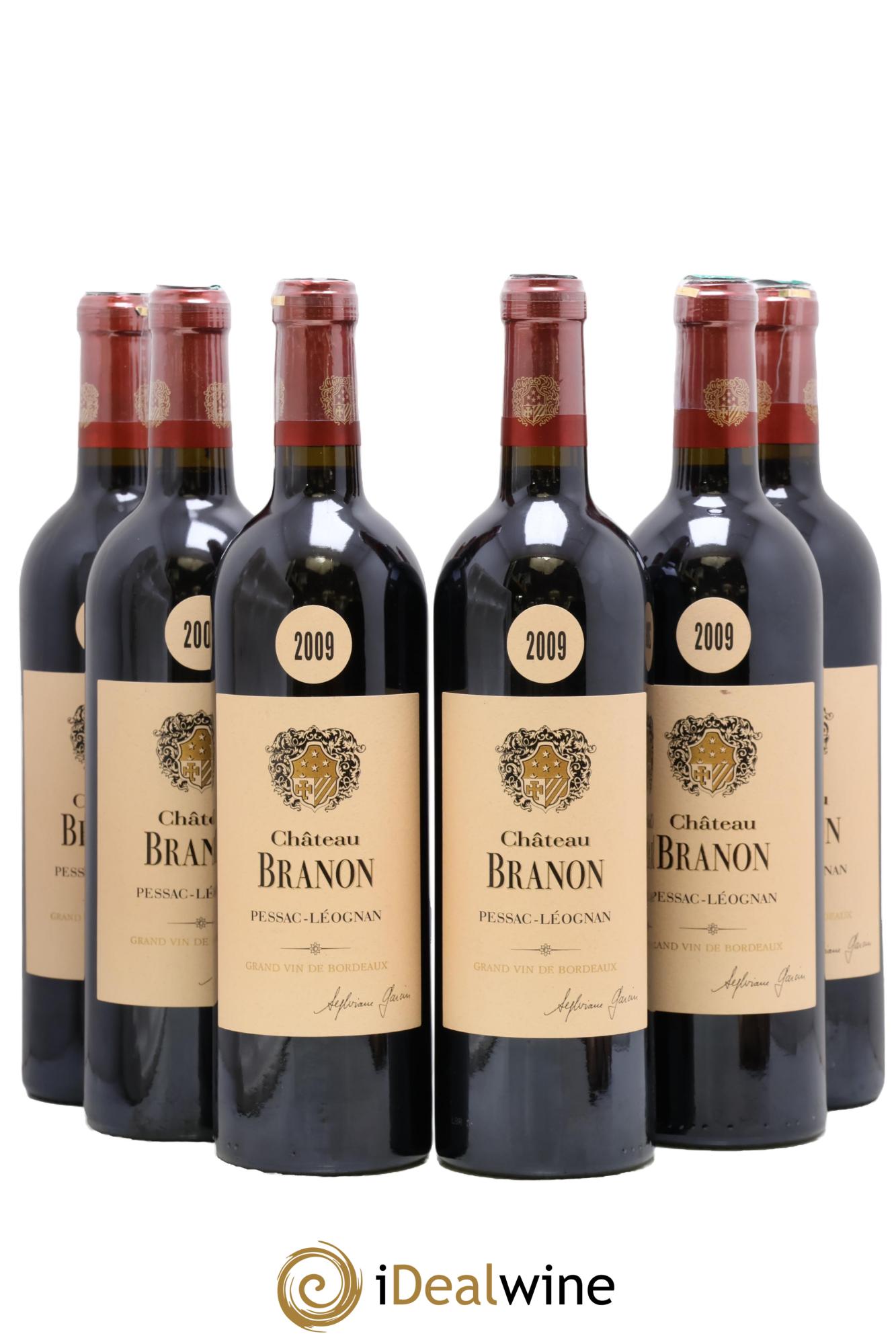 Château Branon 2009 - Lotto di 6 bottiglie - 0