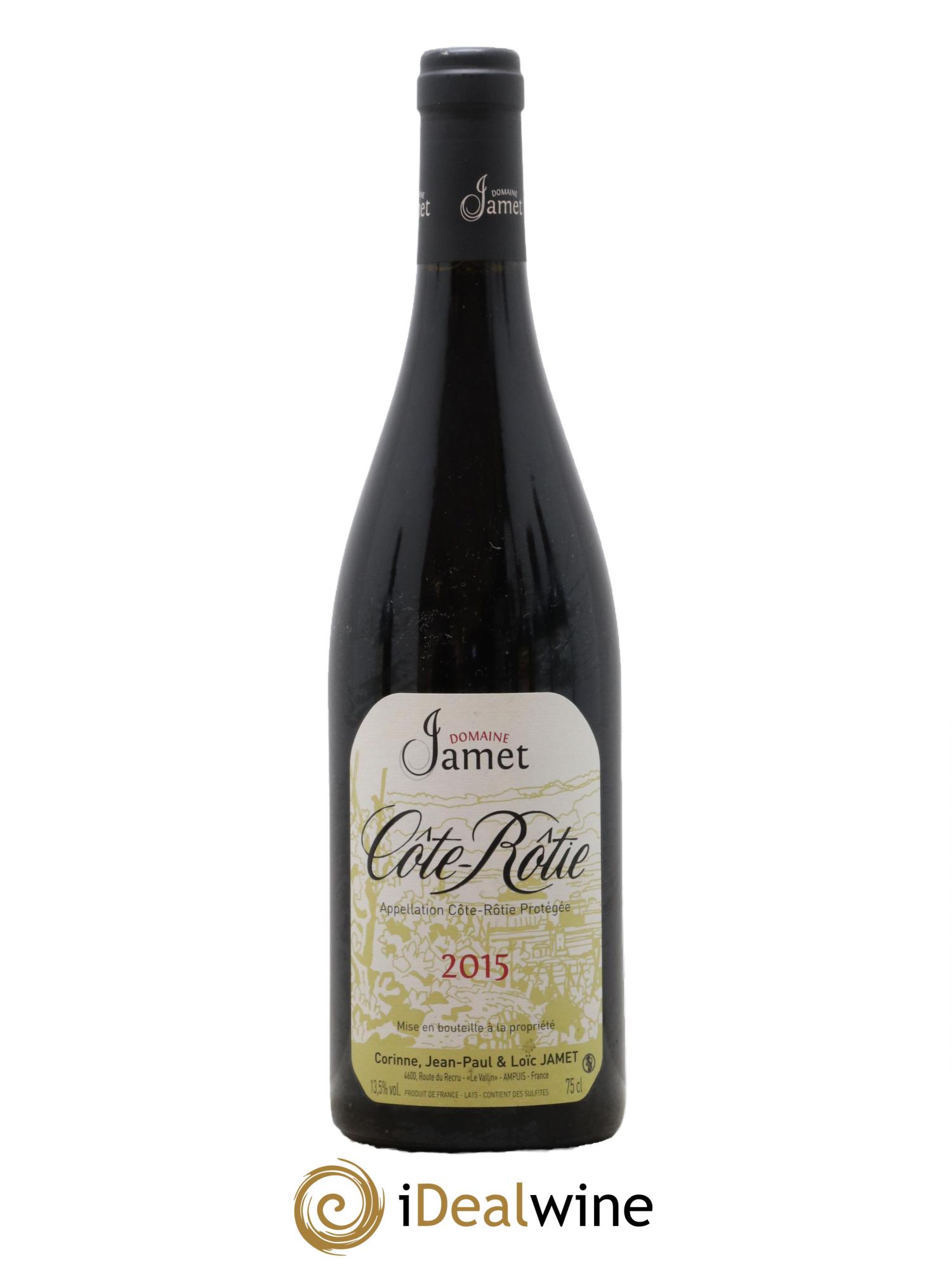 Côte-Rôtie Jamet (Domaine) 2015 - Lot de 1 bouteille - 0