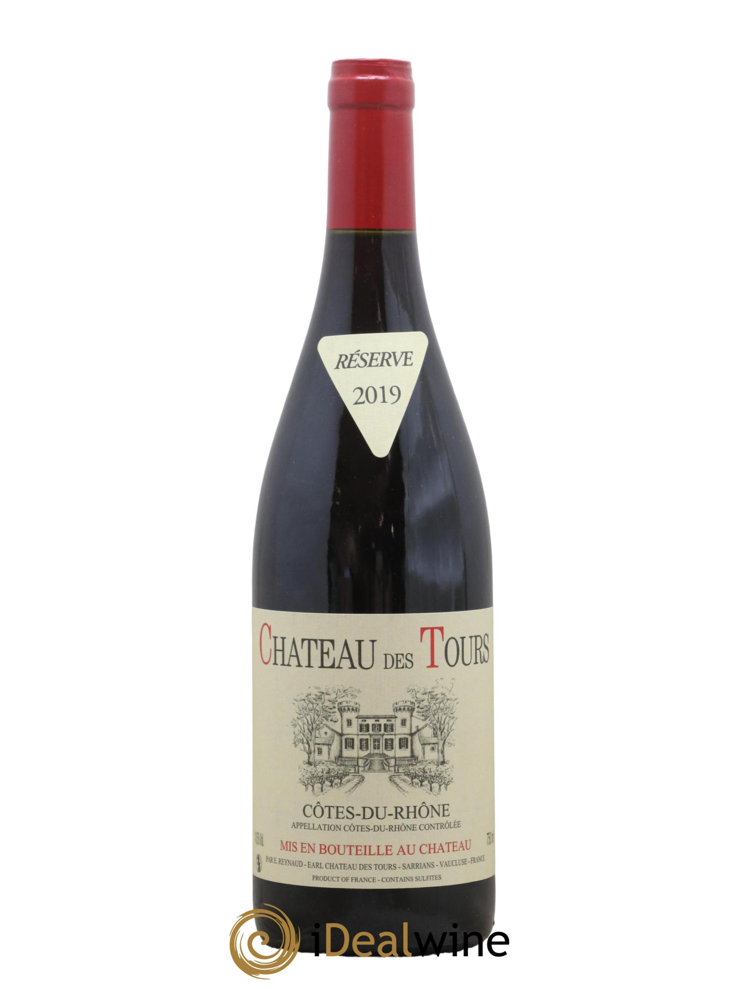 Côtes-du-Rhône Château des Tours Emmanuel Reynaud 2019 - Lot de 1 bouteille - 0