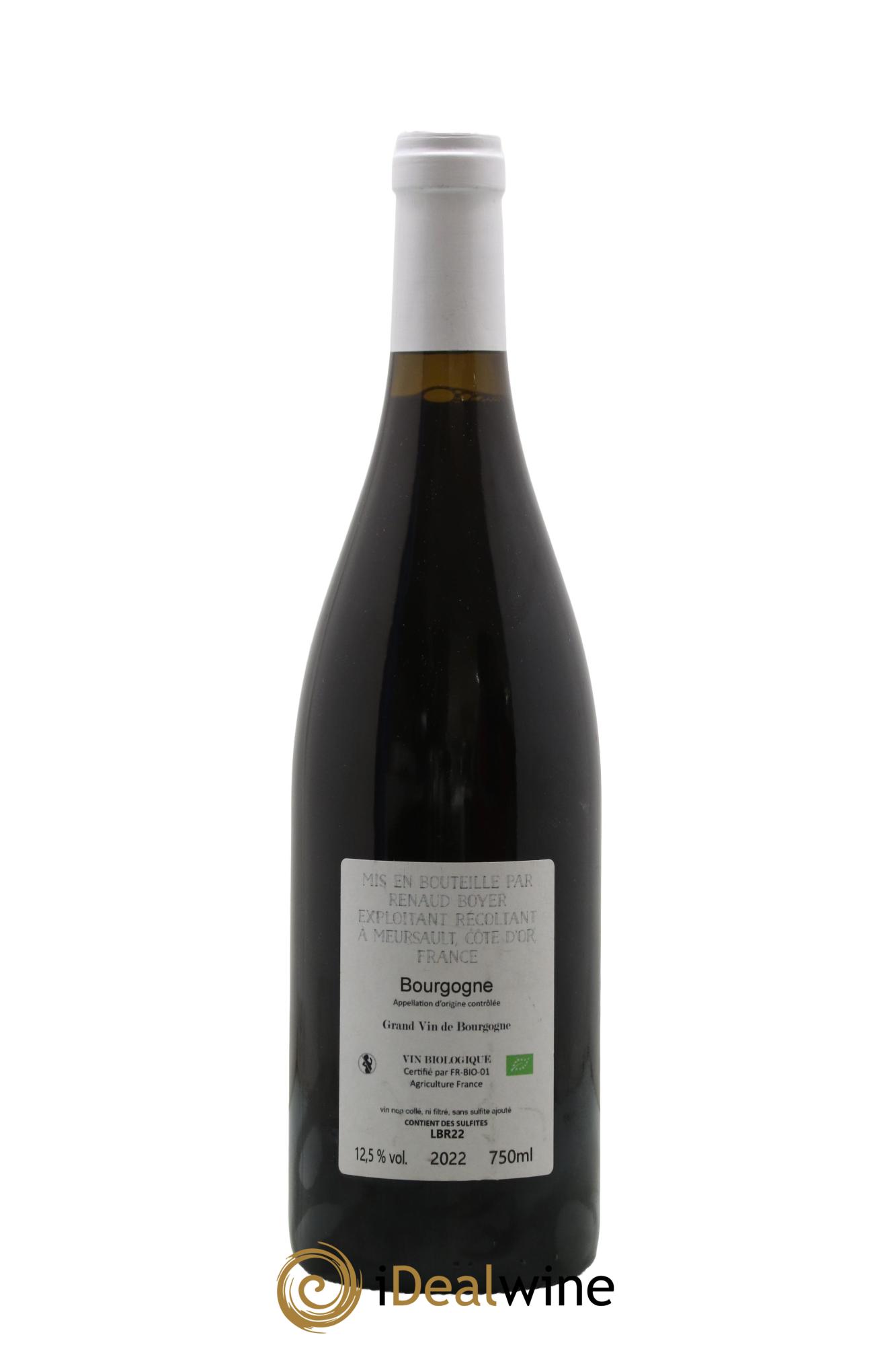 Bourgogne Les Riaux Renaud Boyer 2022 - Lotto di 1 bottiglia - 1