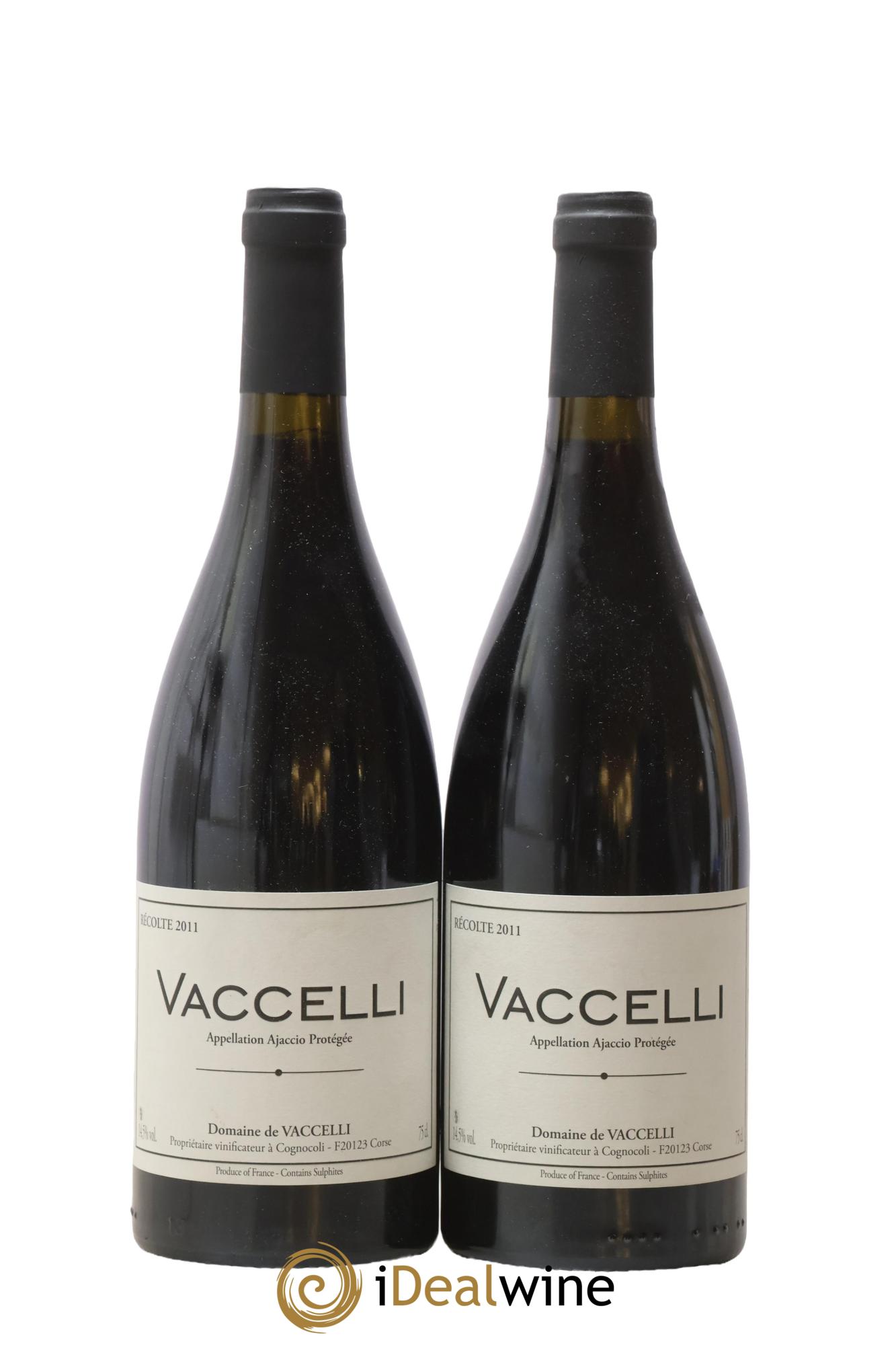 Ajaccio Vaccelli 2011 - Posten von 2 Flaschen - 0