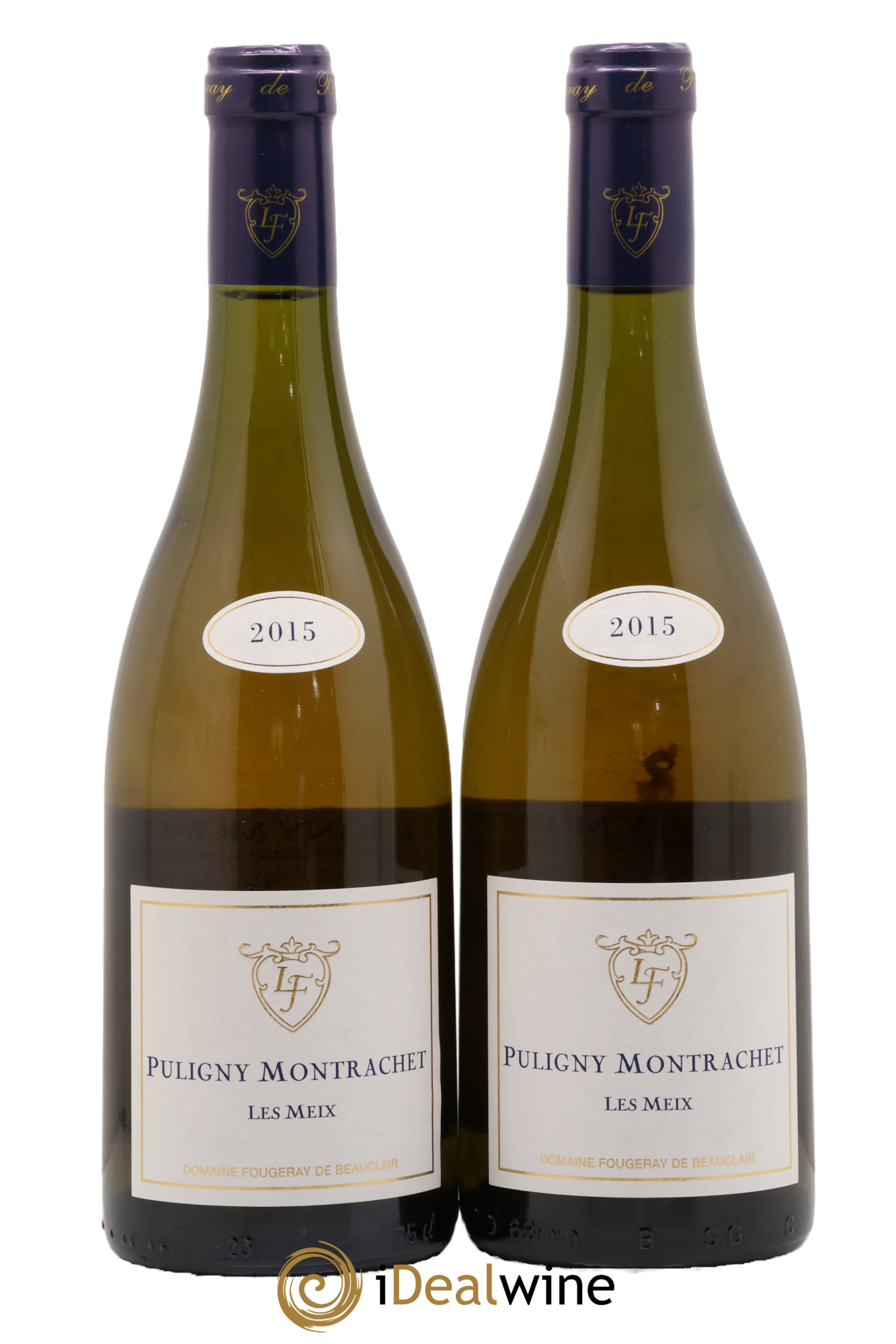 Puligny-Montrachet Les Meix Fougeray de Beauclair 2015 - Lot de 2 bouteilles - 0