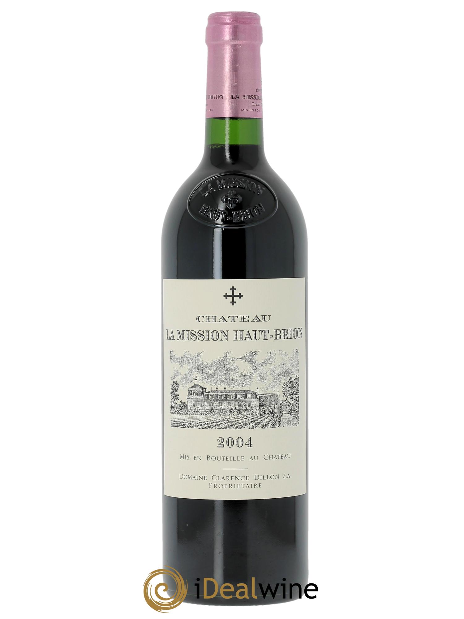 Château la Mission Haut-Brion Cru Classé de Graves (Cassetta in legno a partire da 12 bt) 2004 - Lotto di 1 bottiglia - 0