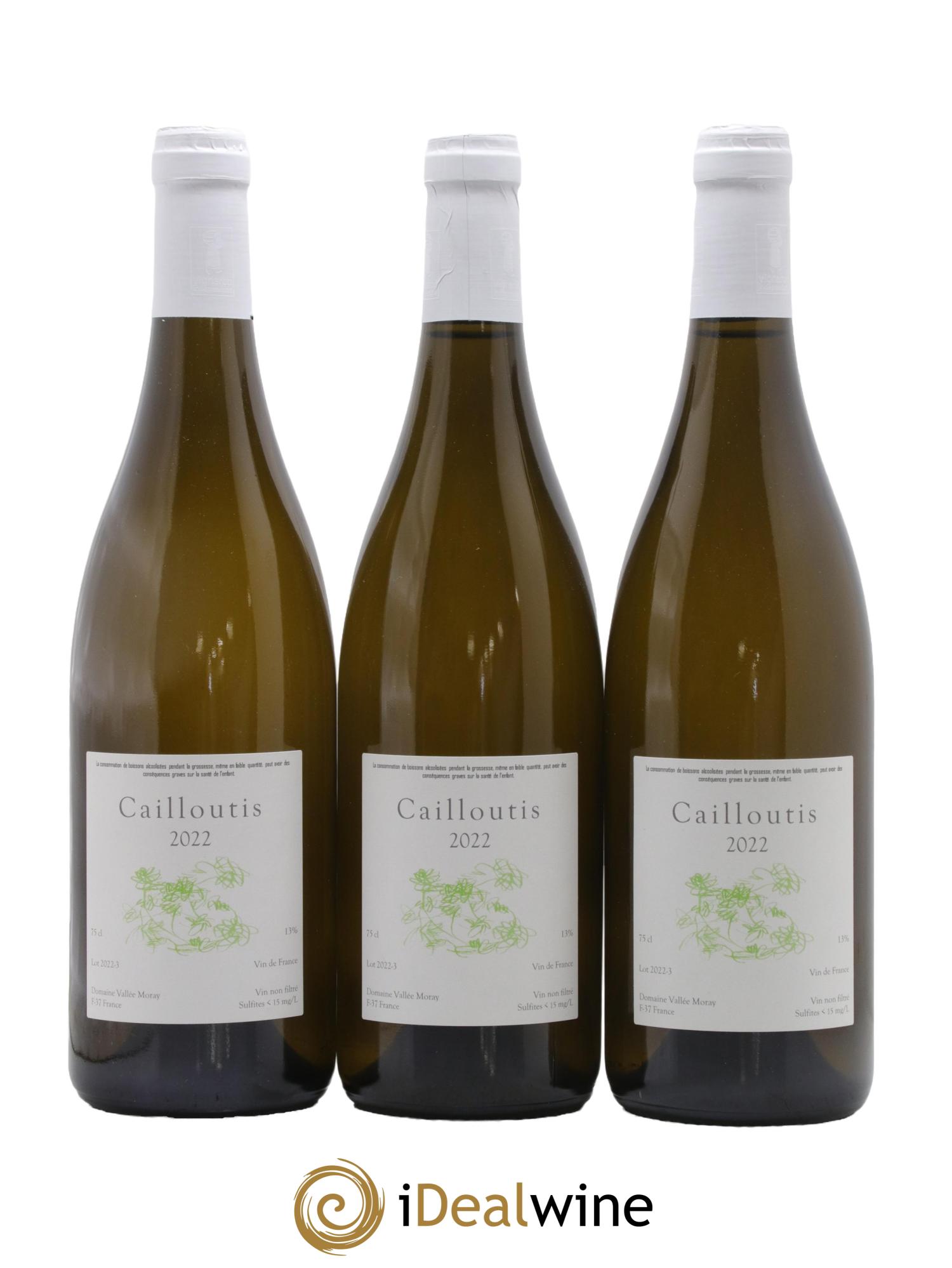 Vin de France Cailloutis Vallée Moray 2022 - Lot de 3 bouteilles - 0