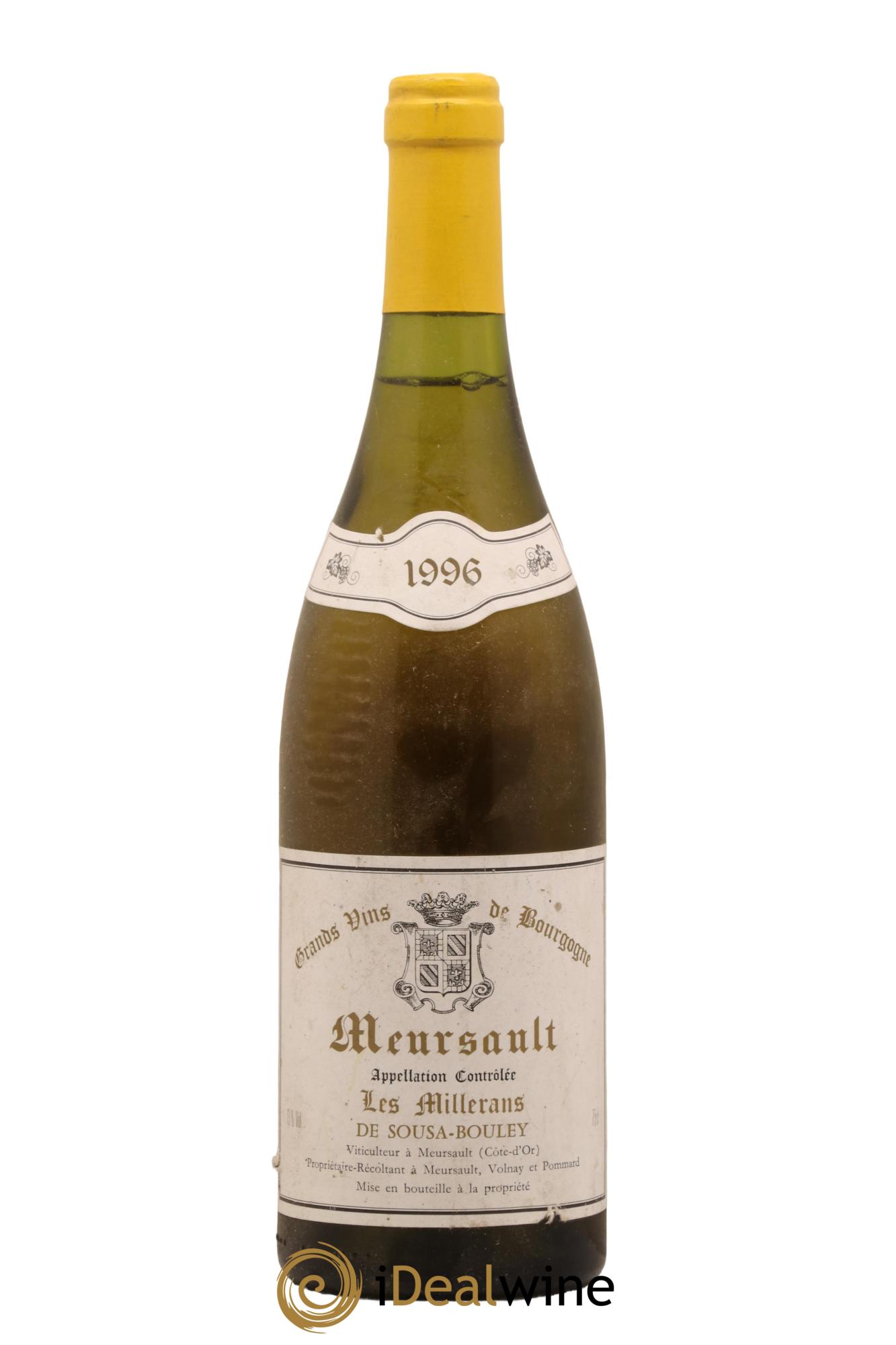 Meursault Les Millerans De Sousa Bouley 1996 - Lot de 1 bouteille - 0