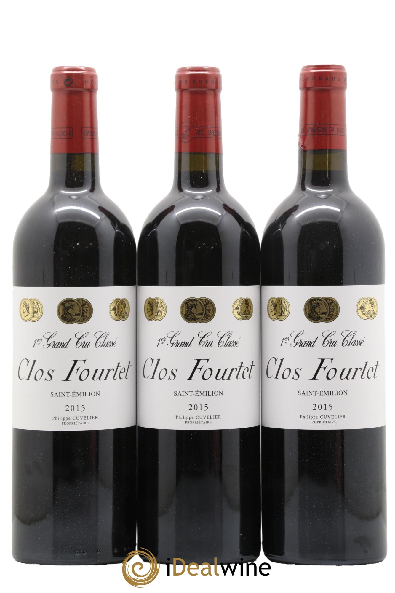 Clos Fourtet 1er Grand Cru Classé B 2015 - Lotto di 6 bottiglie - 2