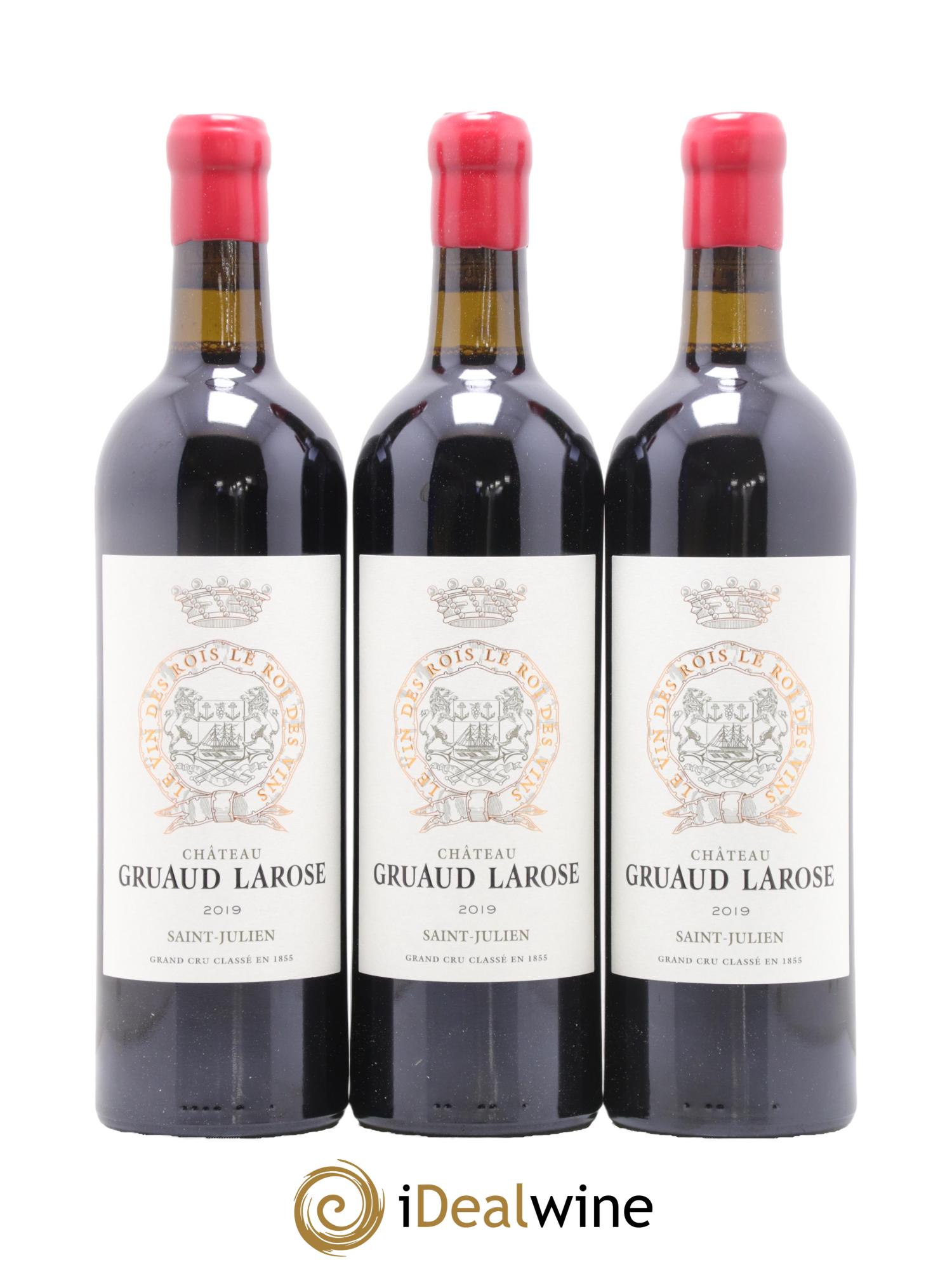 Château Gruaud Larose 2ème Grand Cru Classé 2019 - Lot de 3 bouteilles - 0