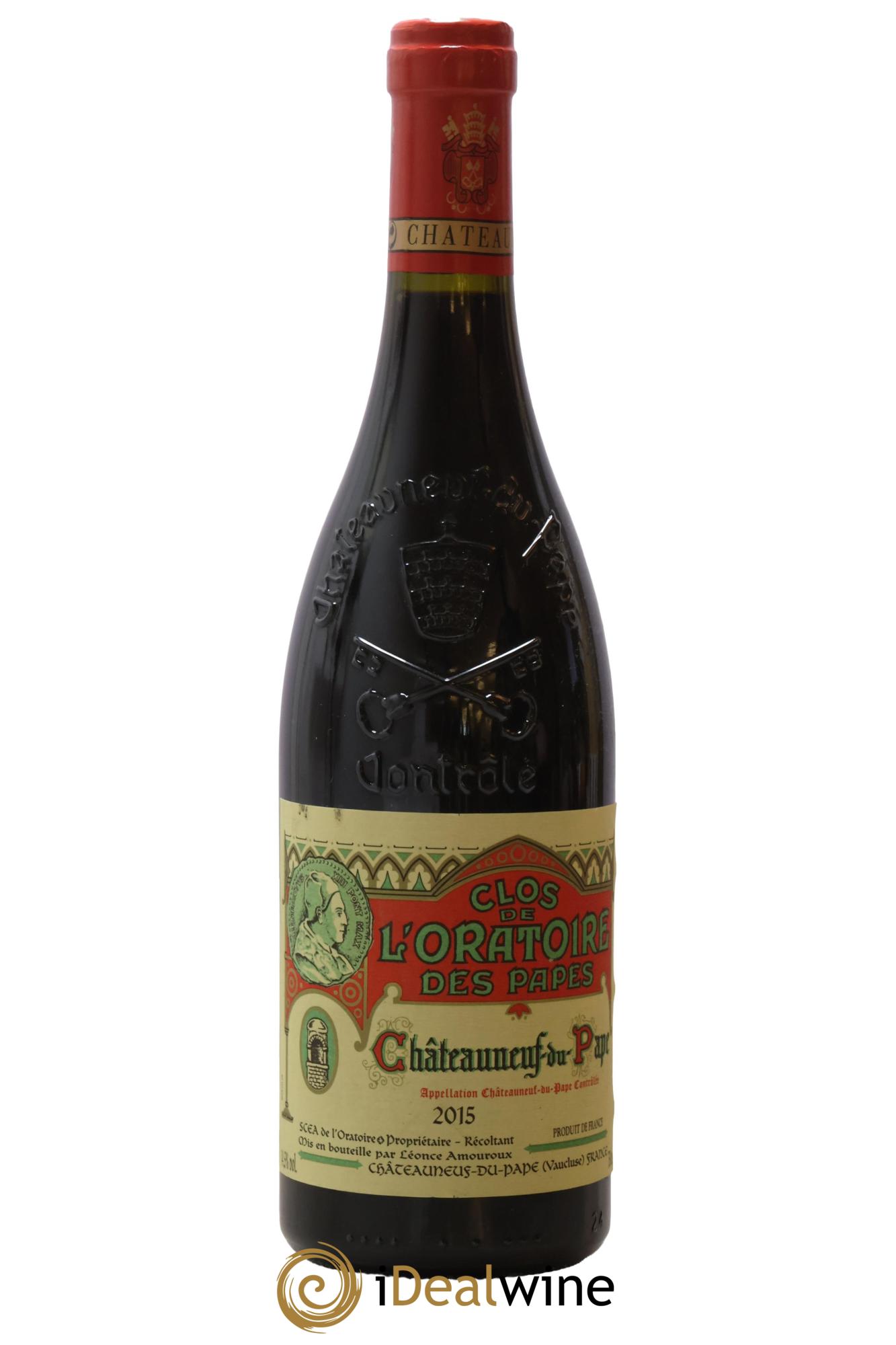 Châteauneuf-du-Pape Clos de l'Oratoire des Papes 2015 - Lot of 1 bottle - 0