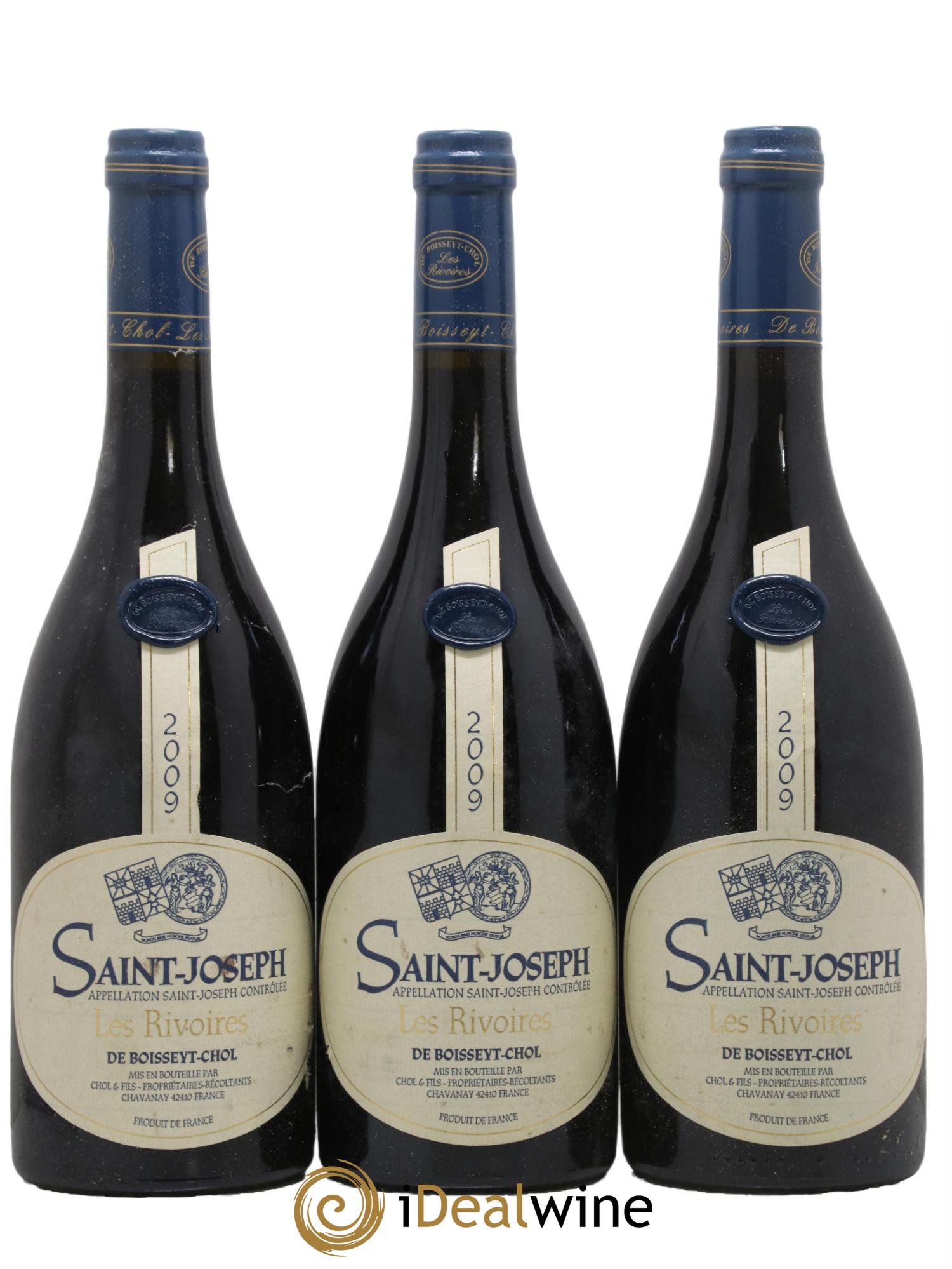 Saint-Joseph Les Rivoires Boisseyt Chol 2009 - Lot de 6 bouteilles - 2