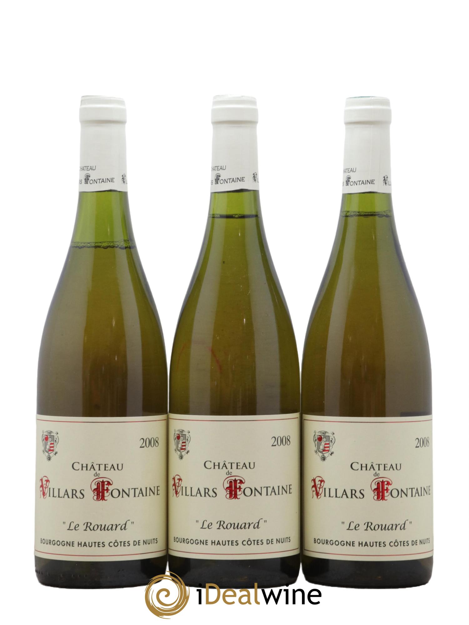 Hautes-Côtes de Nuits Le Rouard Domaine de Villars Fontaine 2008 - Lot de 3 bouteilles - 0