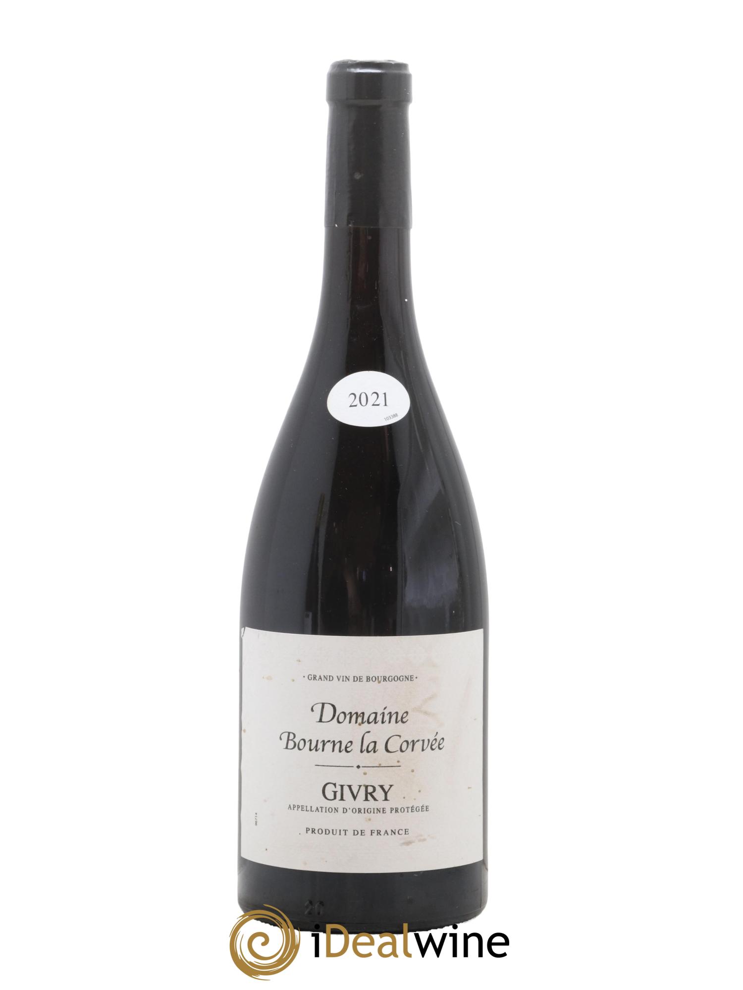 Givry Domaine Bourne la Corvée 2021 - Lot de 1 bouteille - 0