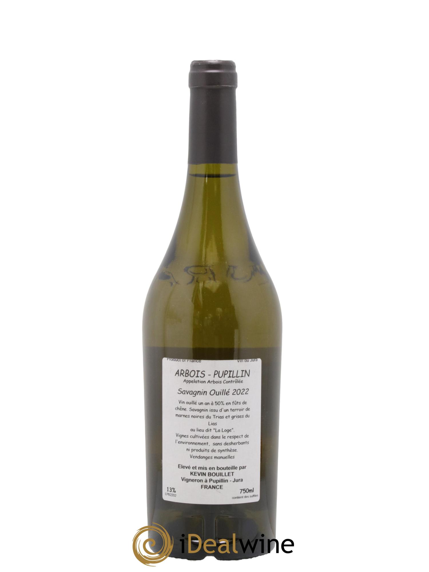 Arbois Pupillin Savagnin Ouillé Bouillet 2022 - Posten von 1 Flasche - 1