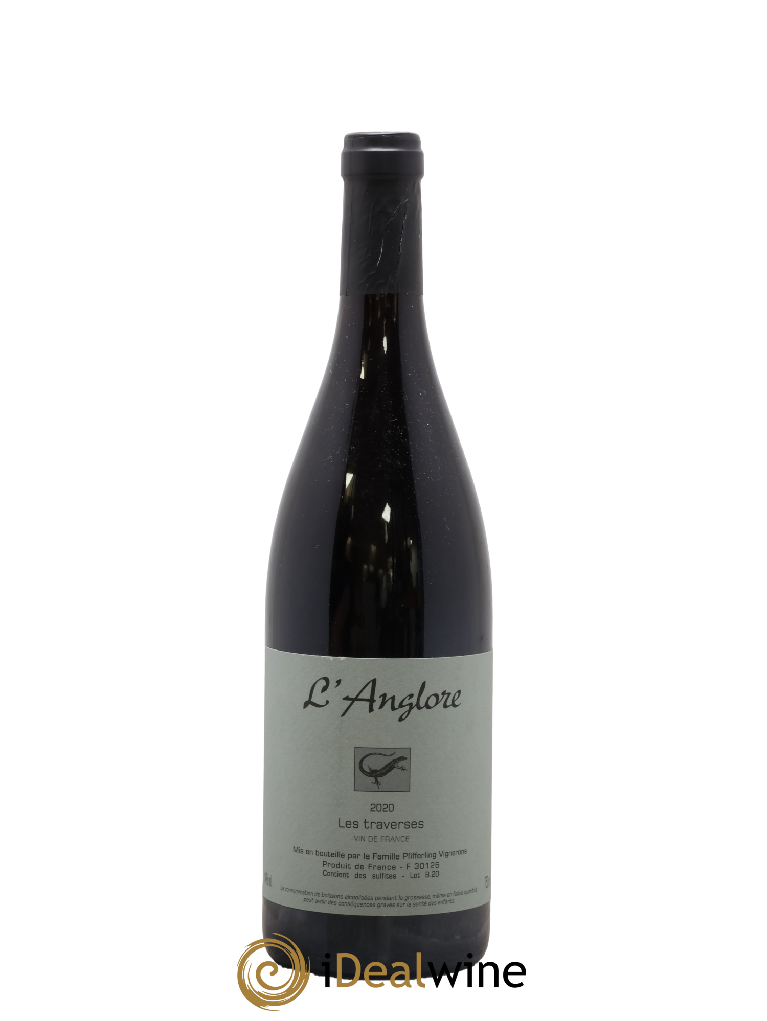 Vin de France Les Traverses L'Anglore 2020 - Lot de 1 bouteille - 0