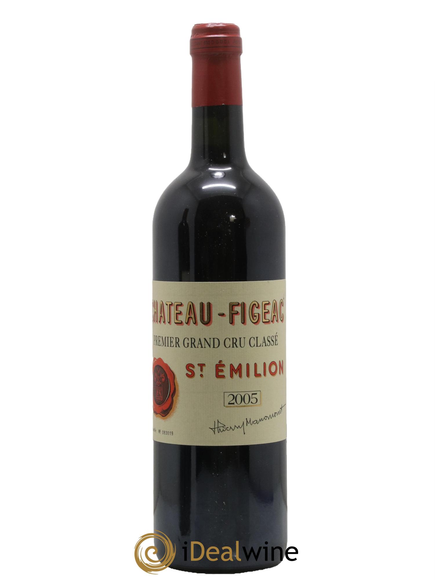 Château Figeac 1er Grand Cru Classé A 2005 - Lotto di 1 bottiglia - 0