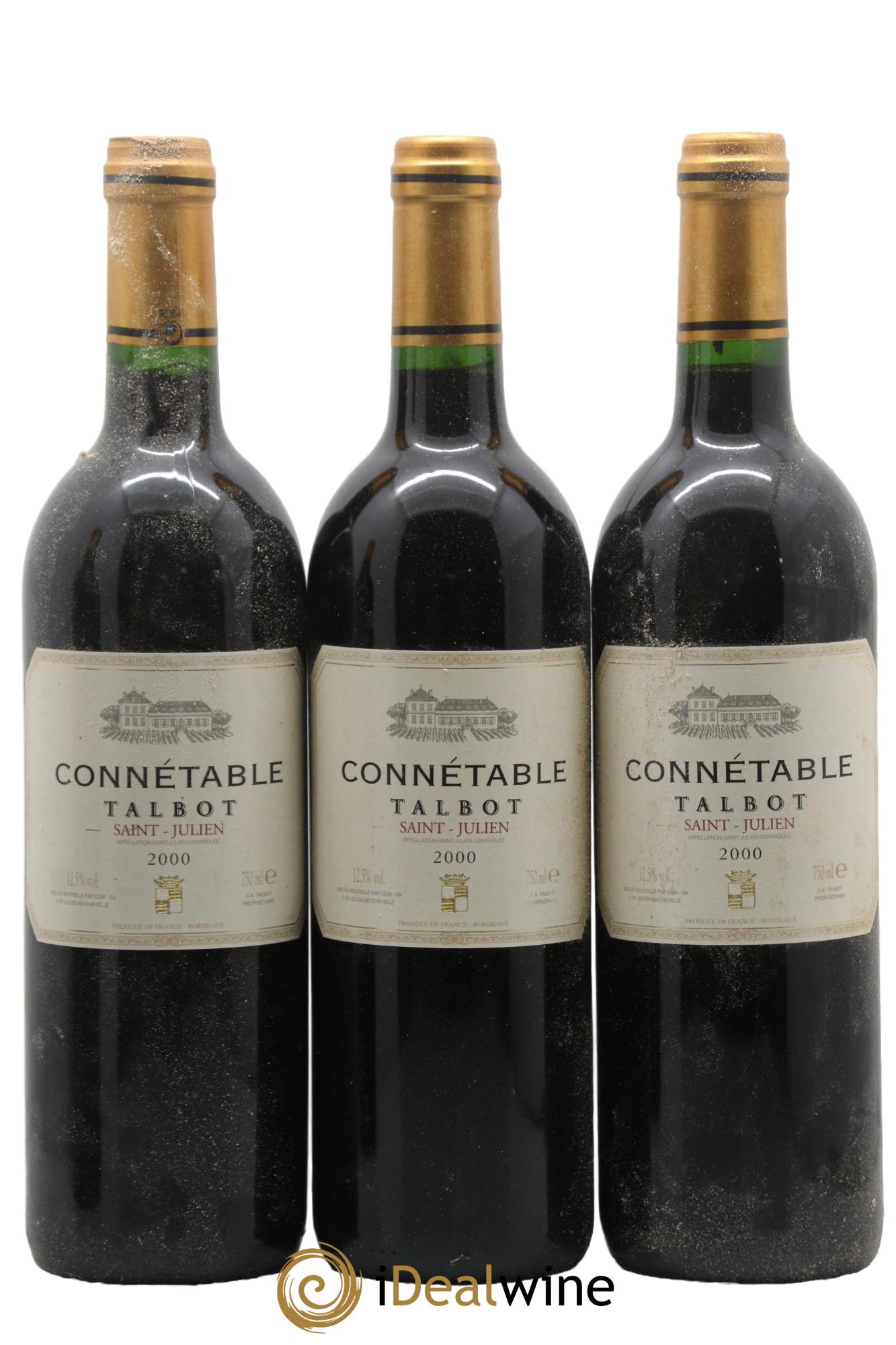 Connétable de Talbot Second Vin 2000 - Lot of 3 bottles - 0