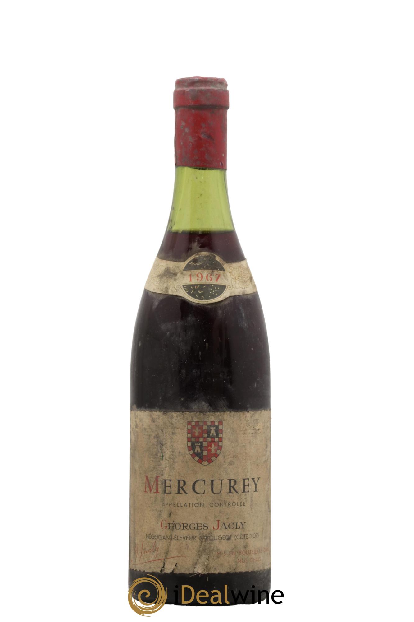 Mercurey Domaine Jacly 1967 - Lot de 1 bouteille - 0