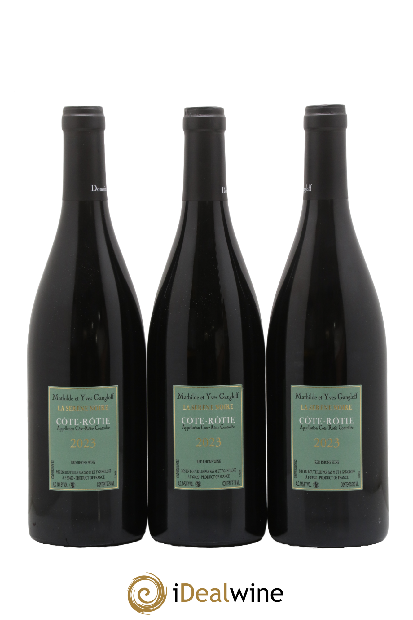 Côte-Rôtie La Sereine Noire Gangloff (Domaine) 2023 - Lot de 3 bouteilles - 1