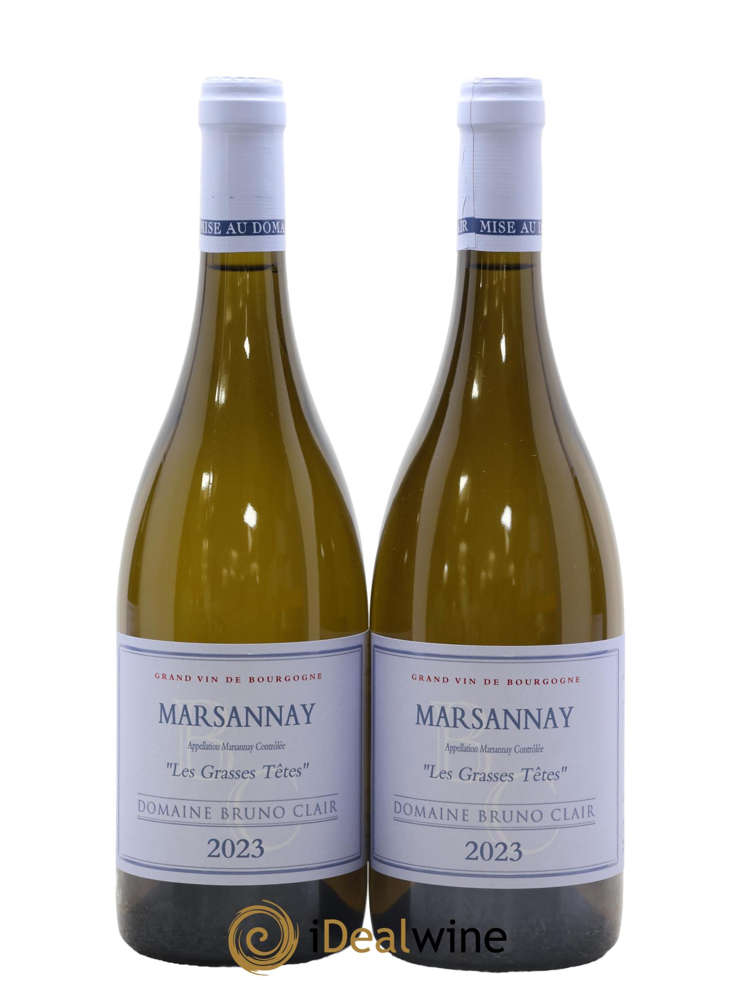 Marsannay Les Grasses Tetes Bruno Clair (Domaine) 2023 - Lot de 2 bouteilles - 0