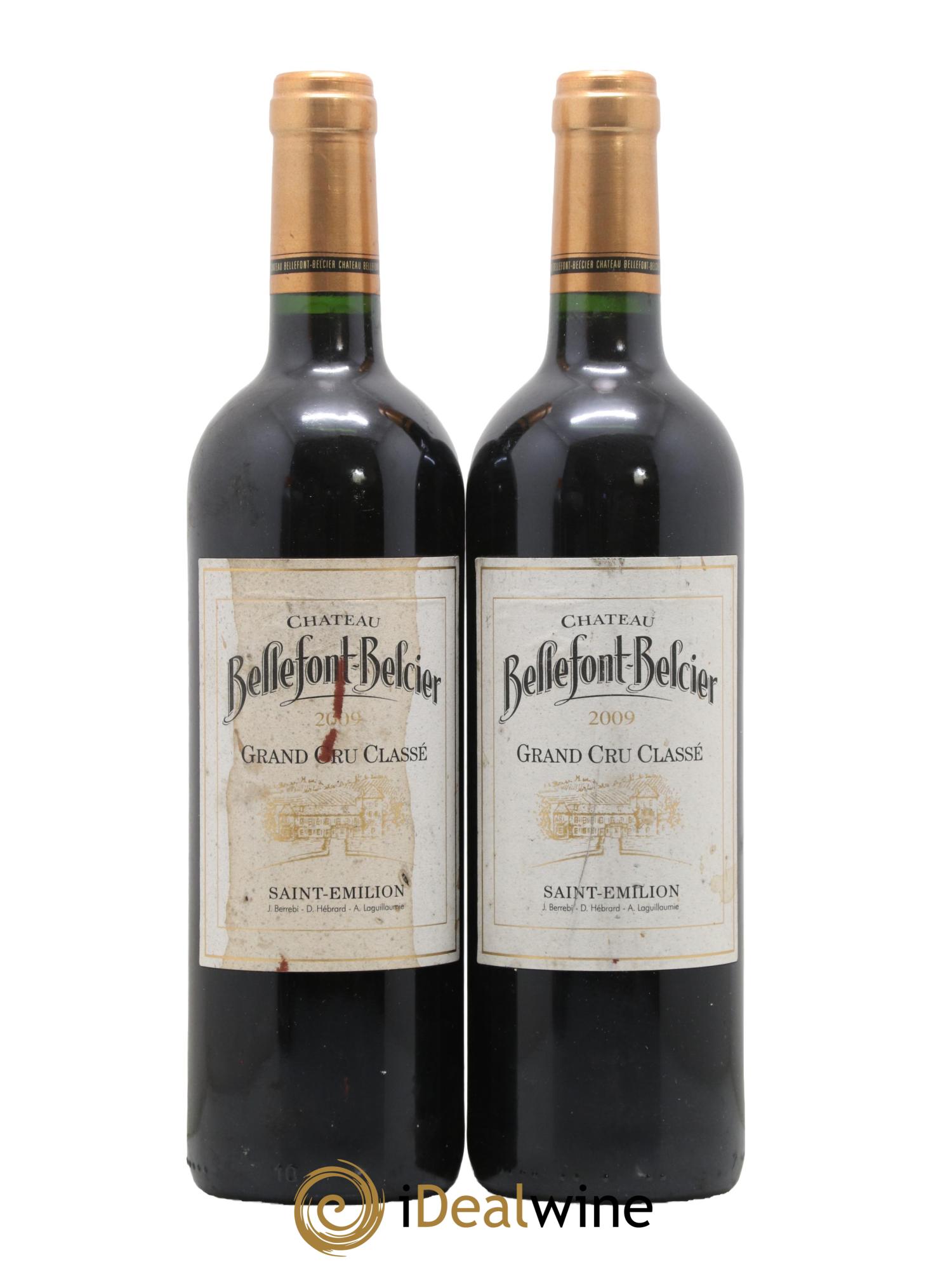 Château Bellefont-Belcier Grand Cru Classé 2009 - Lot de 2 bouteilles - 0
