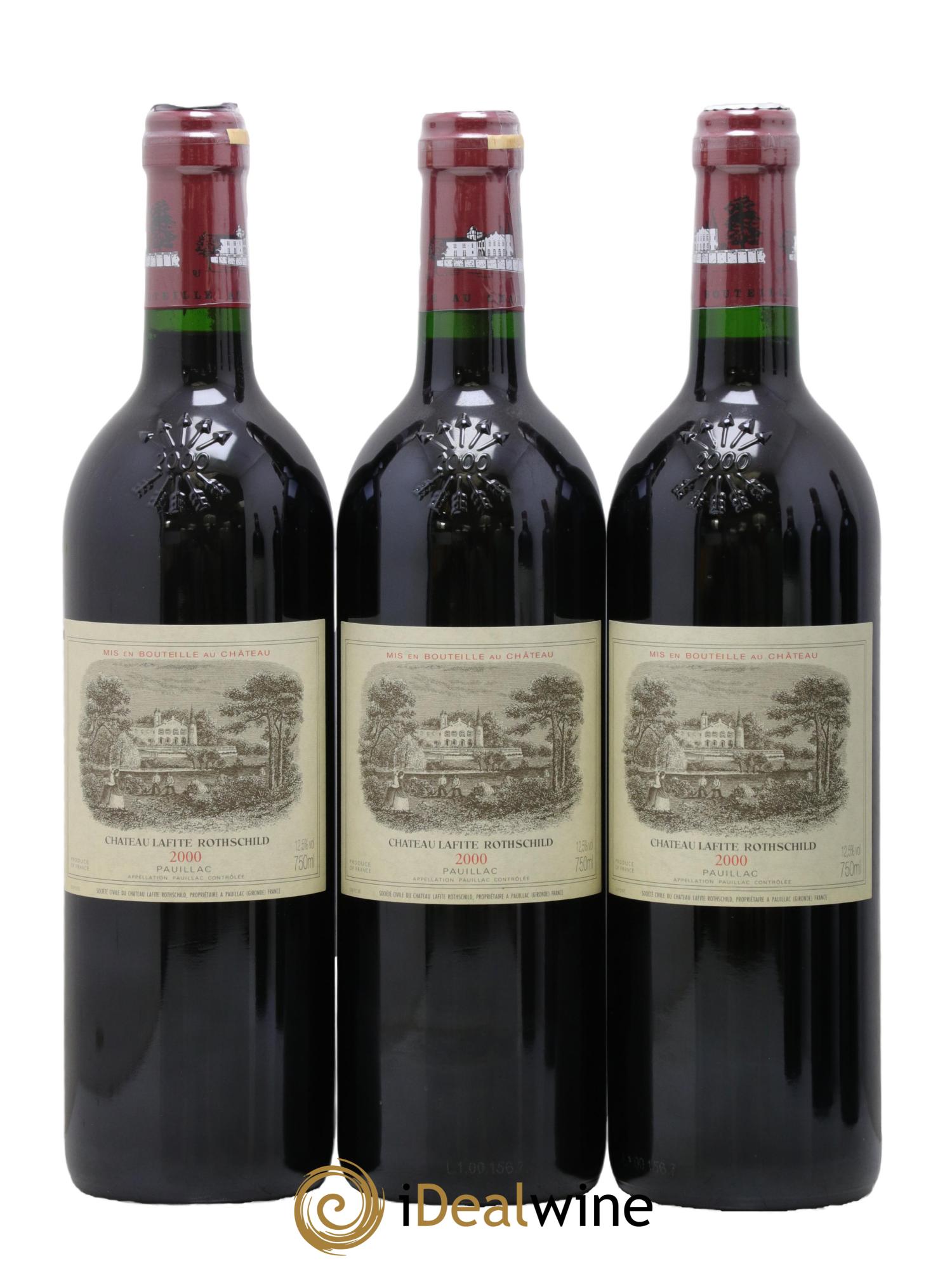 Château Lafite Rothschild 1er Grand Cru Classé 2000 - Lot de 6 bouteilles - 2