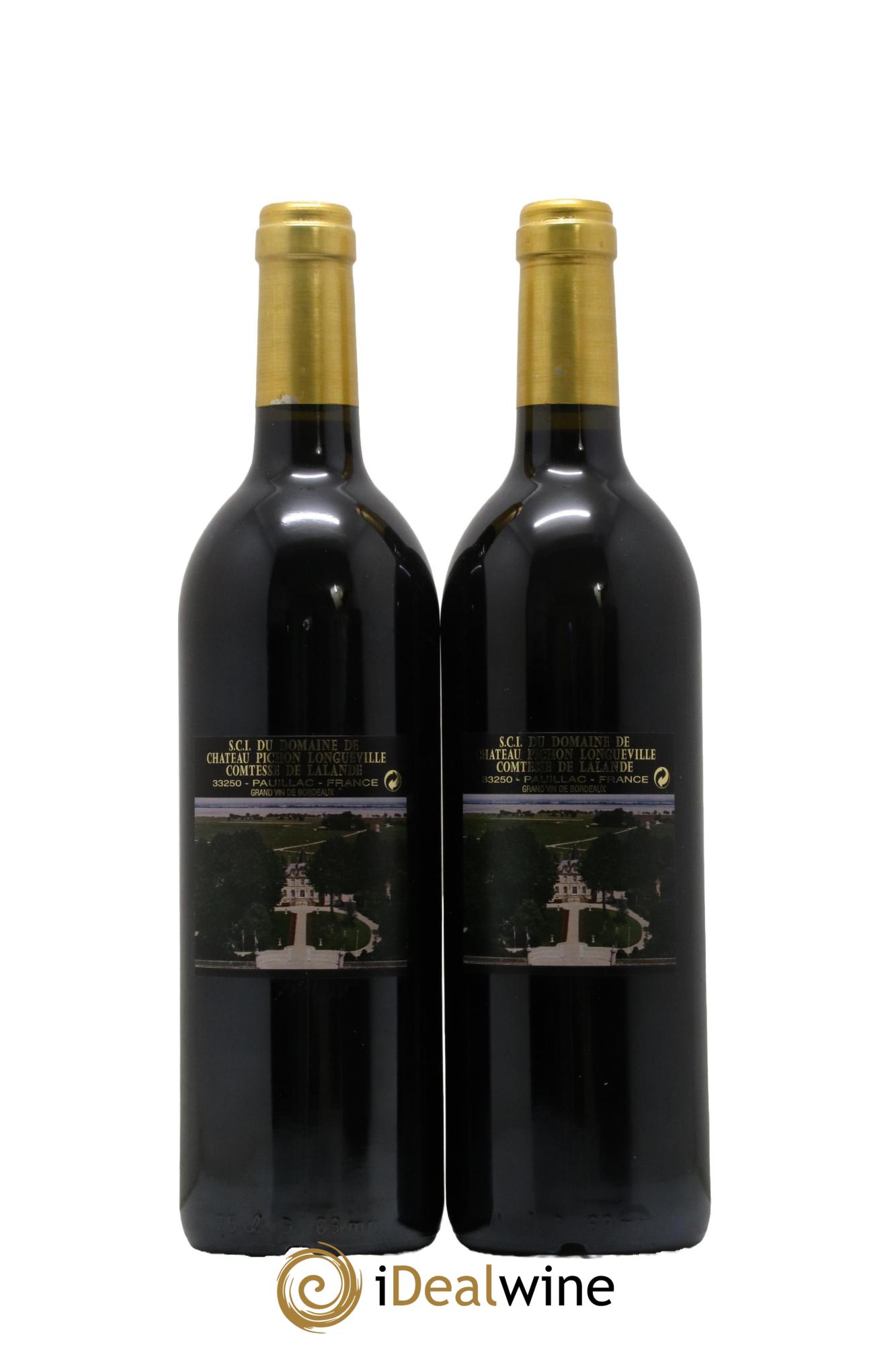 Château Pichon Longueville Comtesse de Lalande 2ème Grand Cru Classé 2000 - Lot de 2 bouteilles - 1