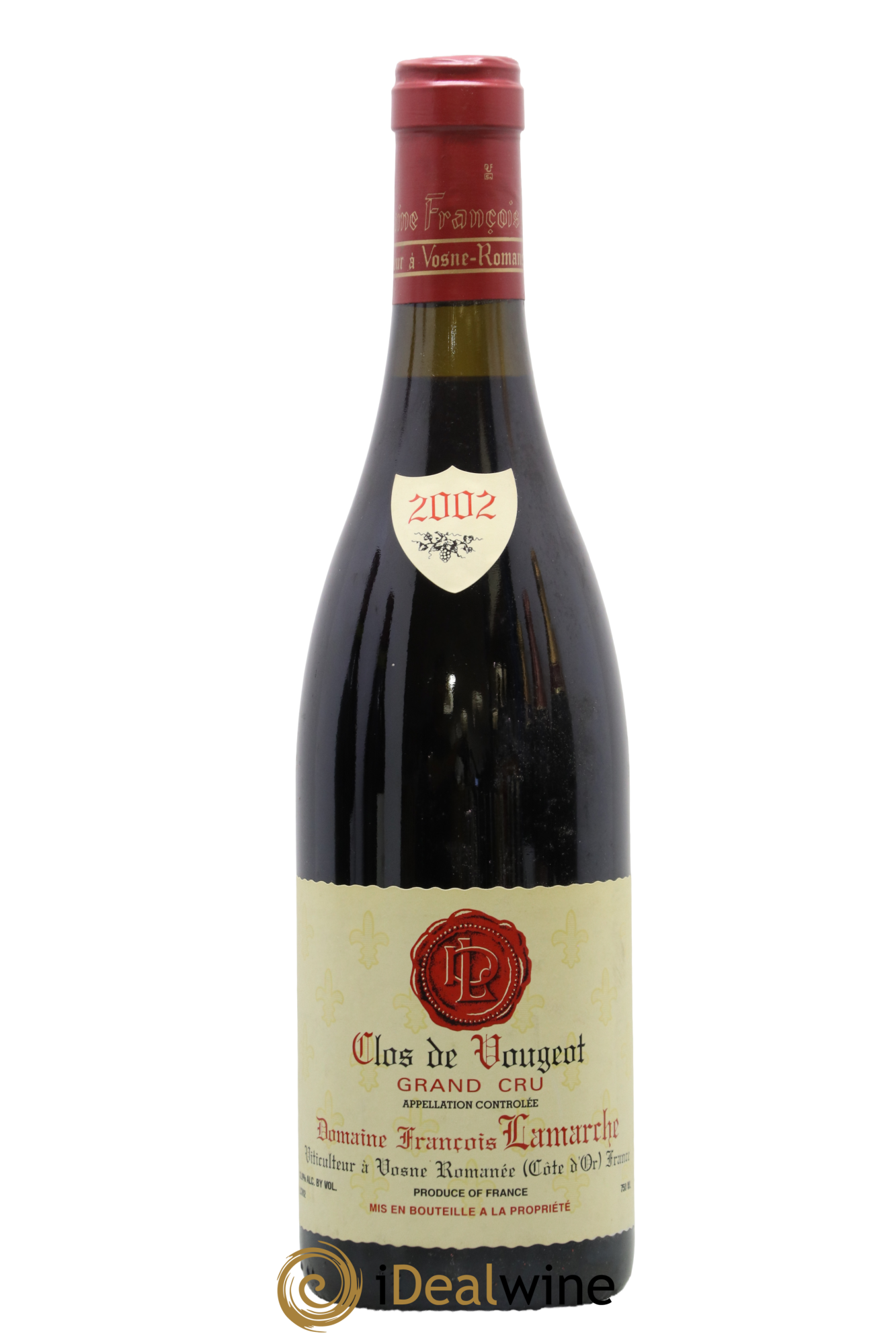 Clos de Vougeot Grand Cru Lamarche (Domaine) 2002 - Posten von 1 Flasche - 0