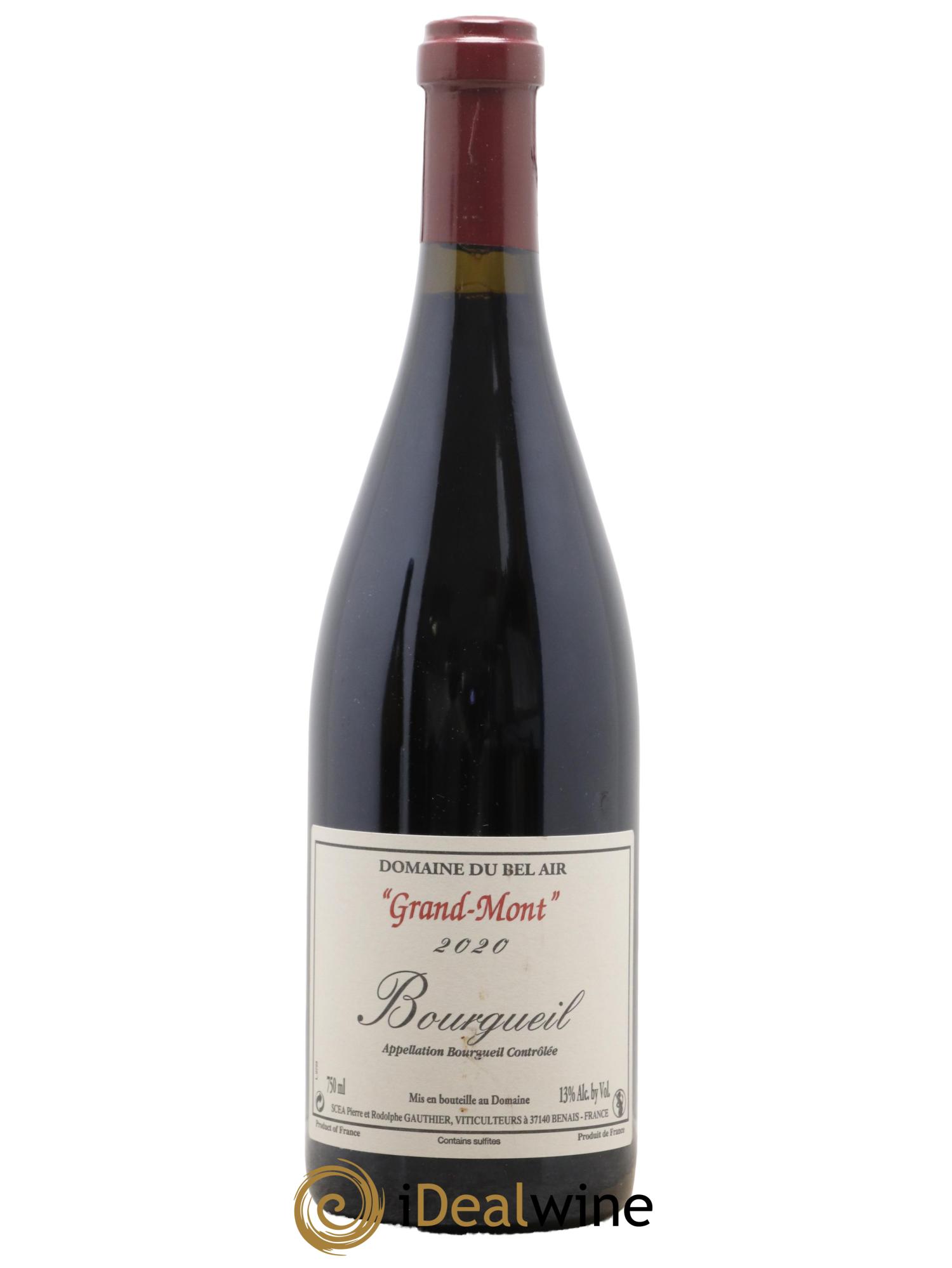 Bourgueil Grand Mont Domaine du Bel Air 2020 - Lot de 1 bouteille - 0