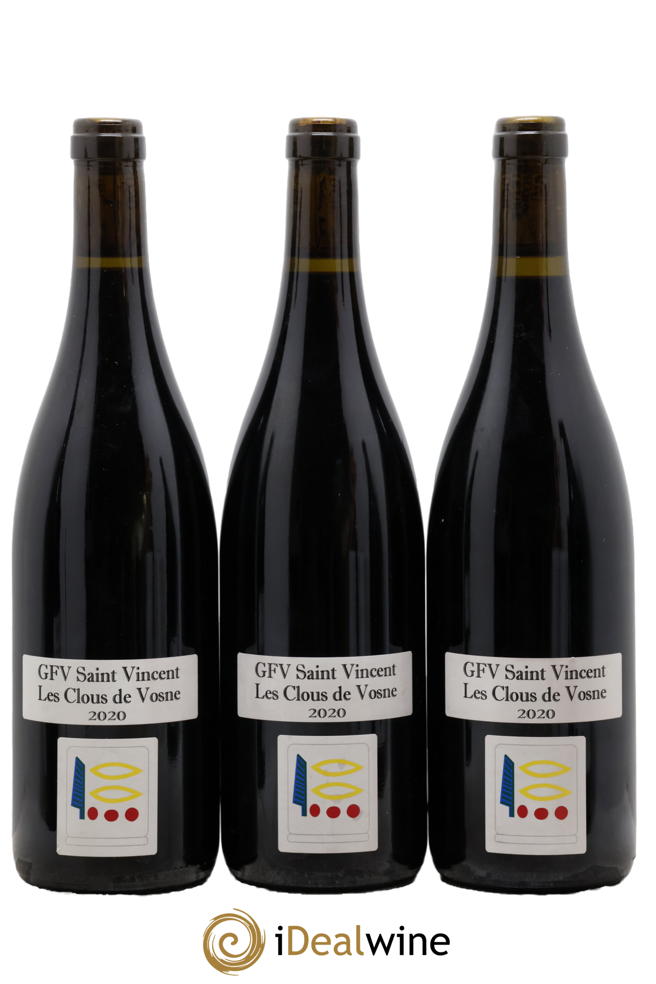 Vosne-Romanée GFV Saint Vincent Les Clous De Vosne Prieuré Roch 2020 - Posten von 3 Flaschen - 0