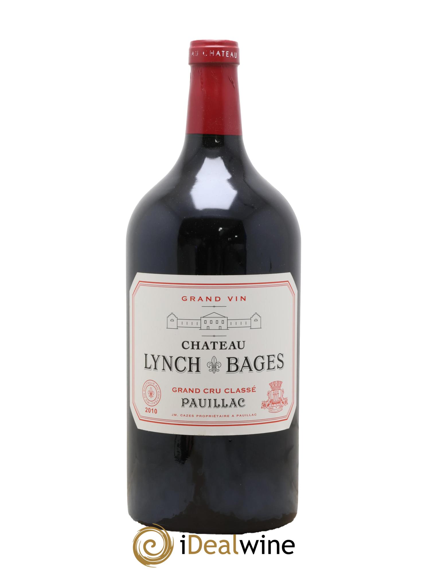 Château Lynch Bages 5ème Grand Cru Classé 2010 - Lot of 1 double magnum - 1