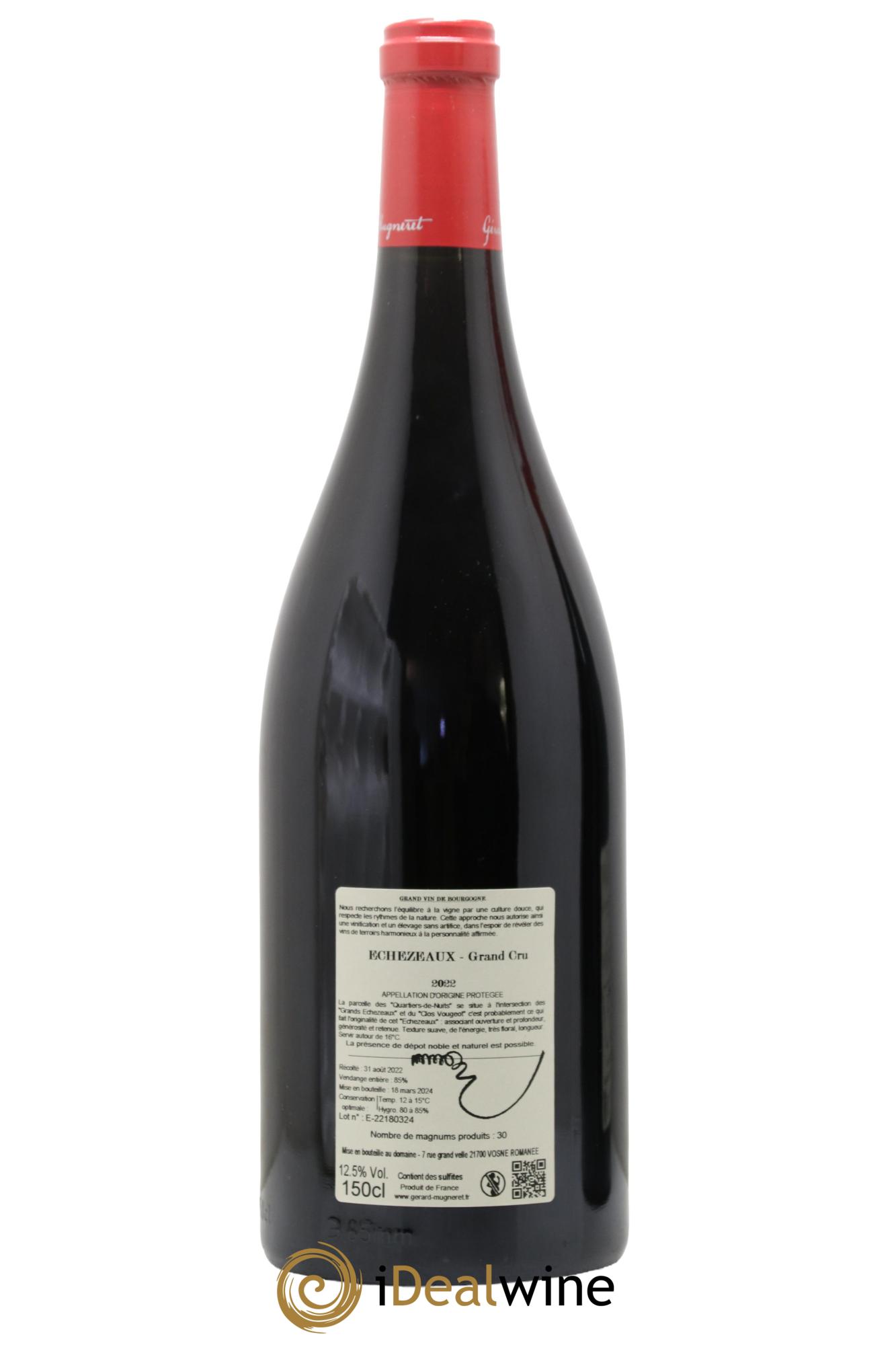 Echezeaux Grand Cru Gérard Mugneret  2022 - Lot of 1 magnum - 1