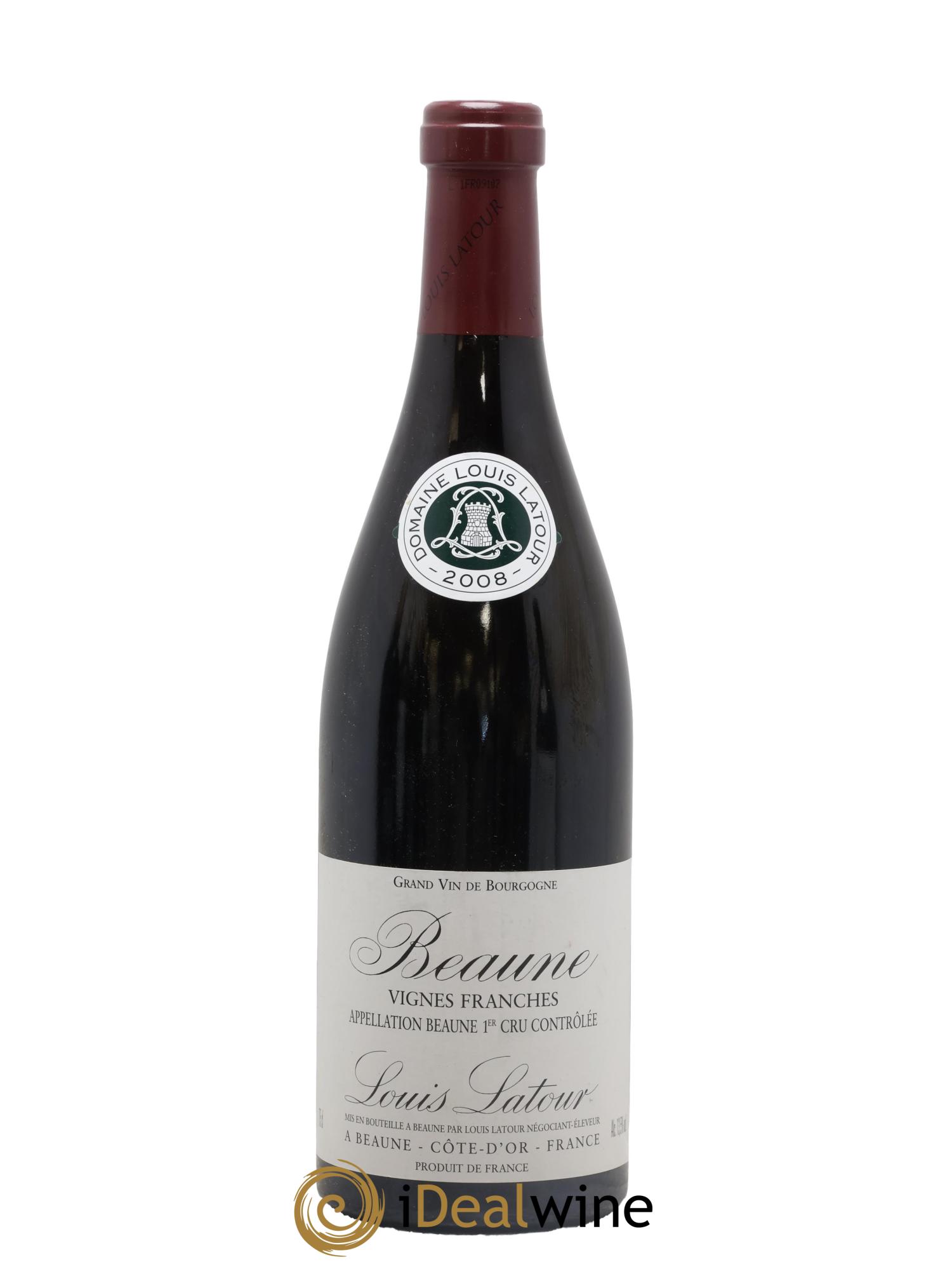 Beaune 1er Cru Vignes Franches Louis Latour 2008 - Lot of 1 bottle - 0