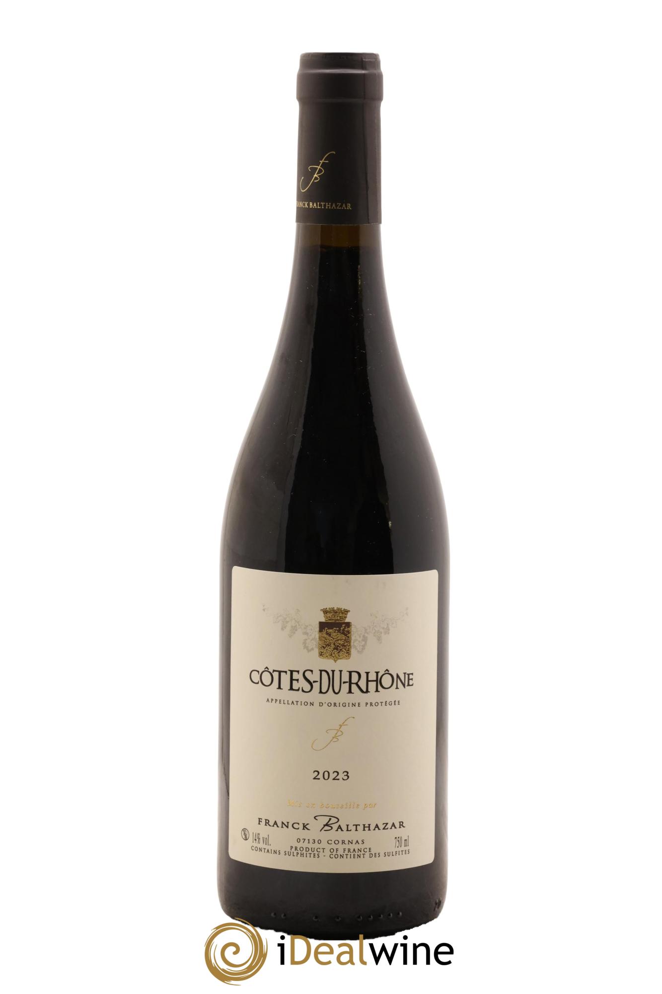 Côtes-du-Rhône Franck Balthazar (Domaine) 2023 - Lotto di 1 bottiglia - 0
