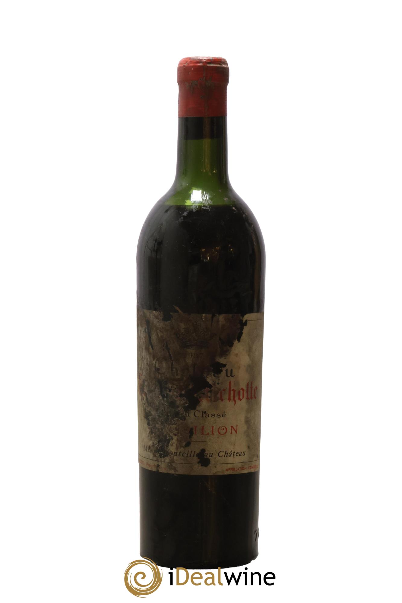 Château Corbin Michotte Grand Cru Classé 1937 - Lot de 1 bouteille - 0