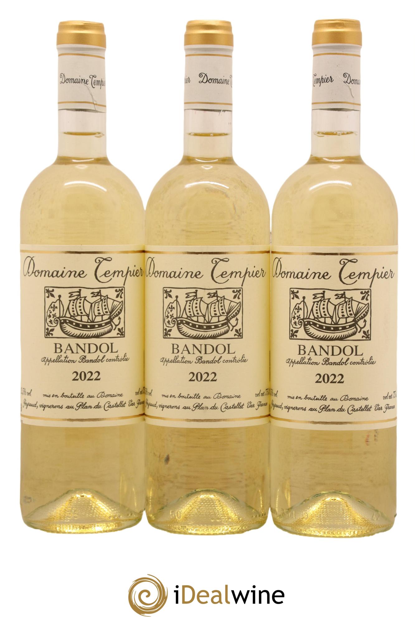 Bandol Domaine Tempier Famille Peyraud 2022 - Lot de 3 bouteilles - 0