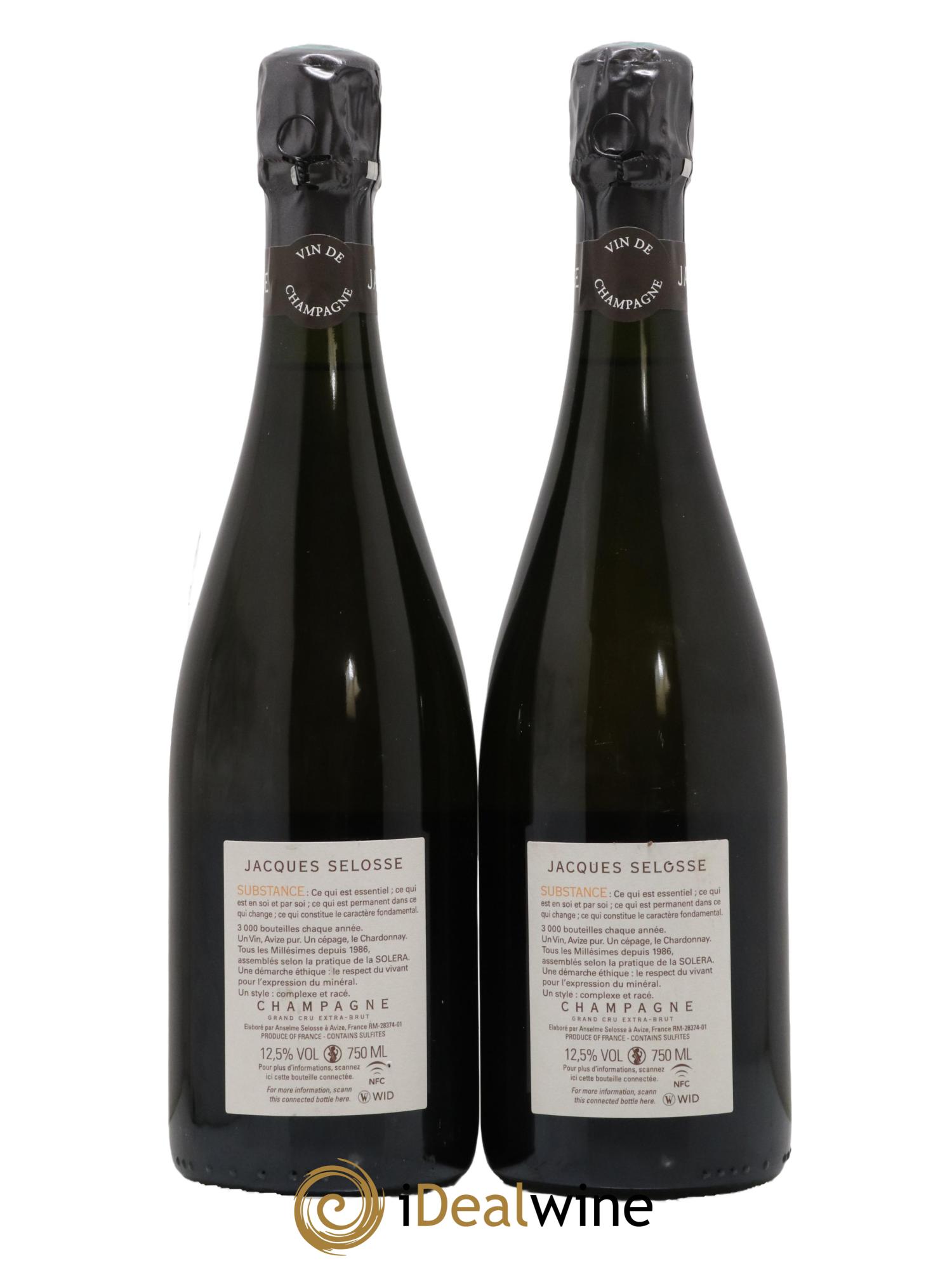 Substance Jacques Selosse - Lot of 2 bottles - 1