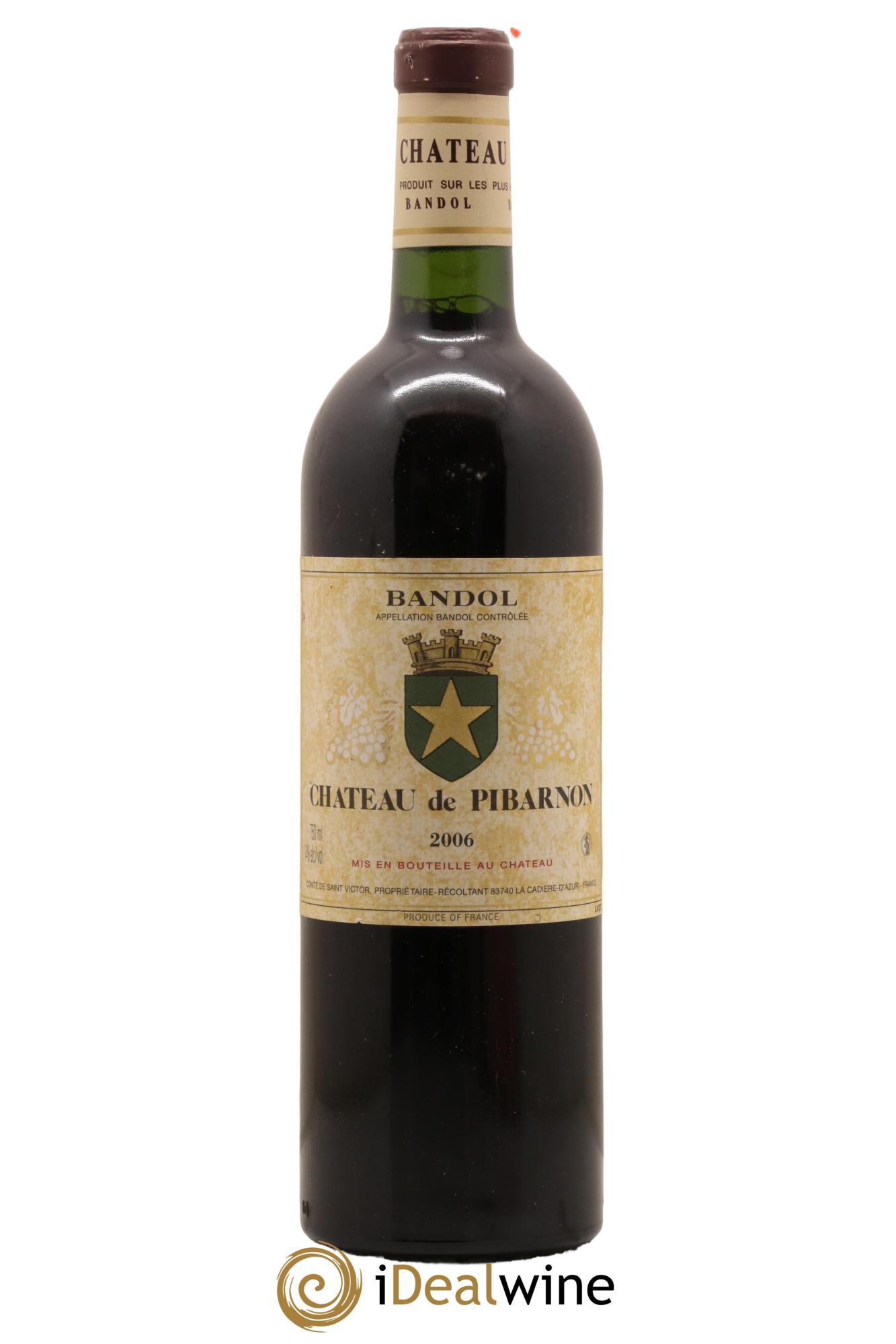 Bandol Château de Pibarnon Comte de Saint-Victor 2006 - Lot de 1 bouteille - 0