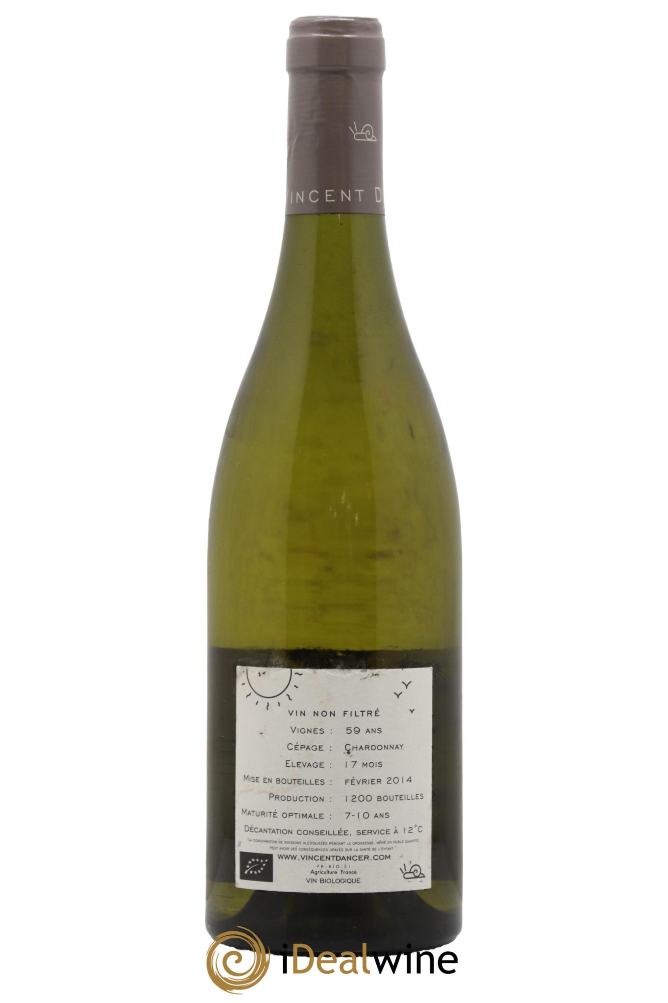 Chassagne-Montrachet 1er Cru (Morgeot) Tête du Clos Vincent Dancer 2012 - Lot de 1 bouteille - 1
