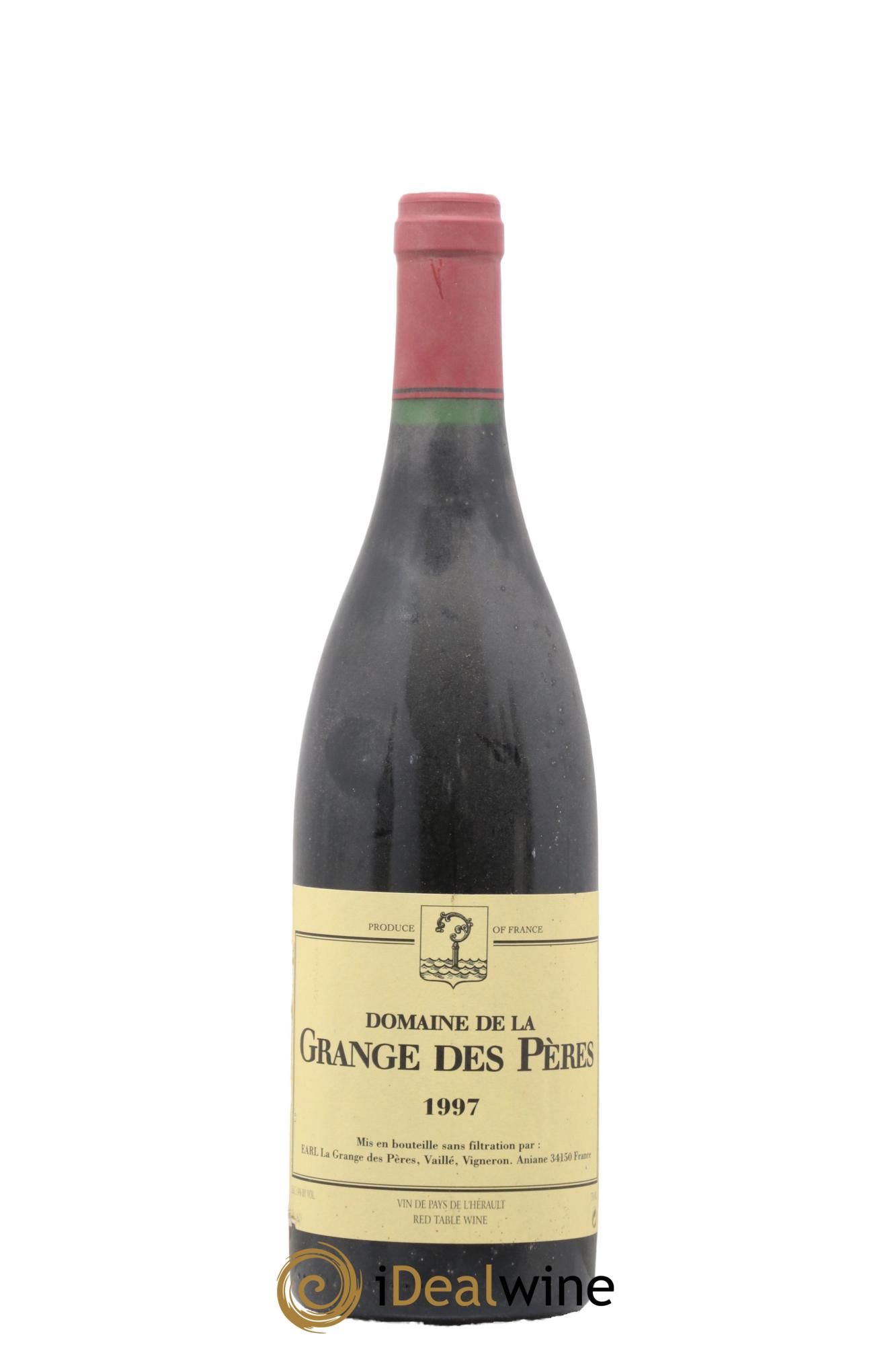 IGP Pays d'Hérault Grange des Pères Laurent Vaillé  1997 - Lot of 1 bottle - 0