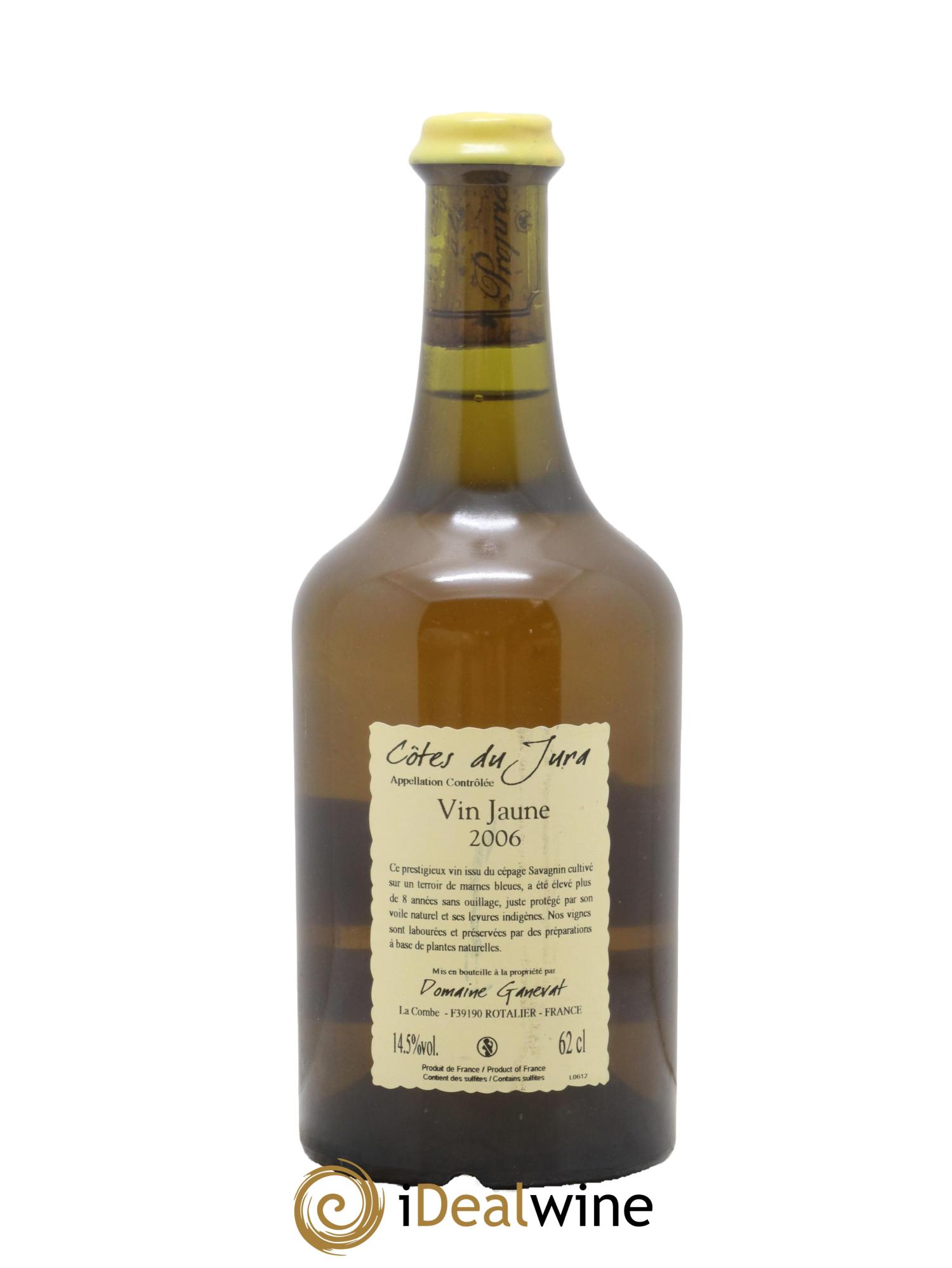 Côtes du Jura Vin Jaune Jean-François Ganevat (Domaine) 2006 - Lot de 1 clavelin - 1
