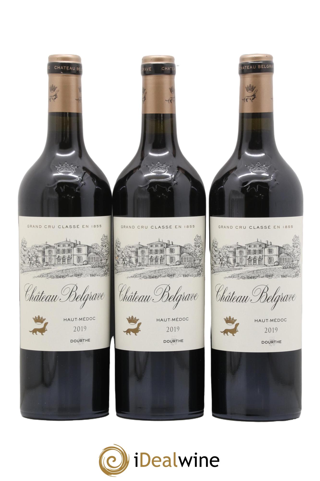Château Belgrave 5ème Grand Cru Classé 2019 - Lot of 6 bottles - 1
