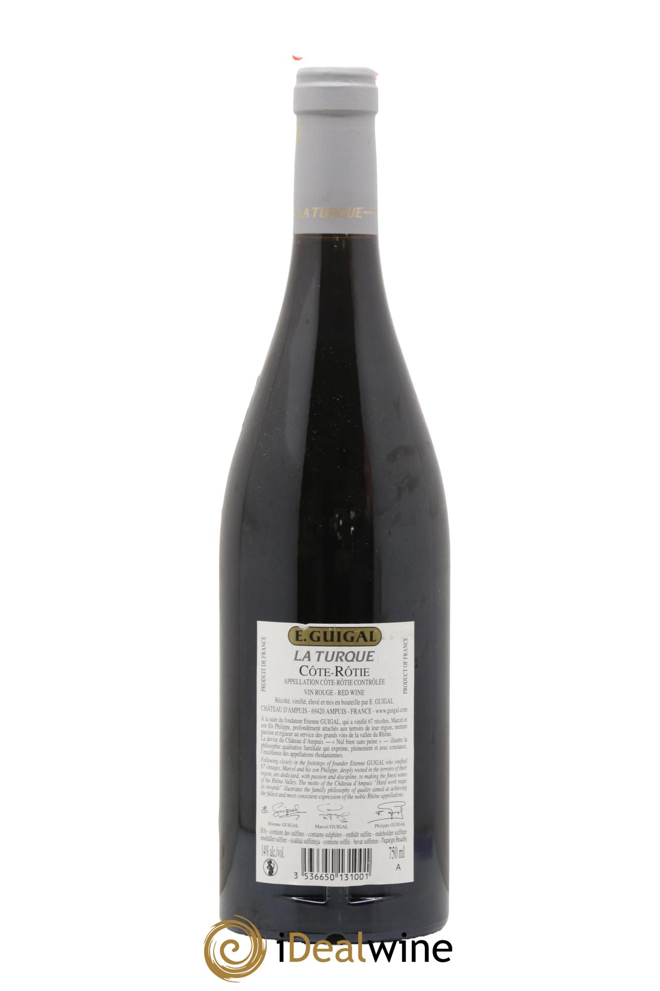Côte-Rôtie La Turque Guigal 2017 - Lot of 1 bottle - 1