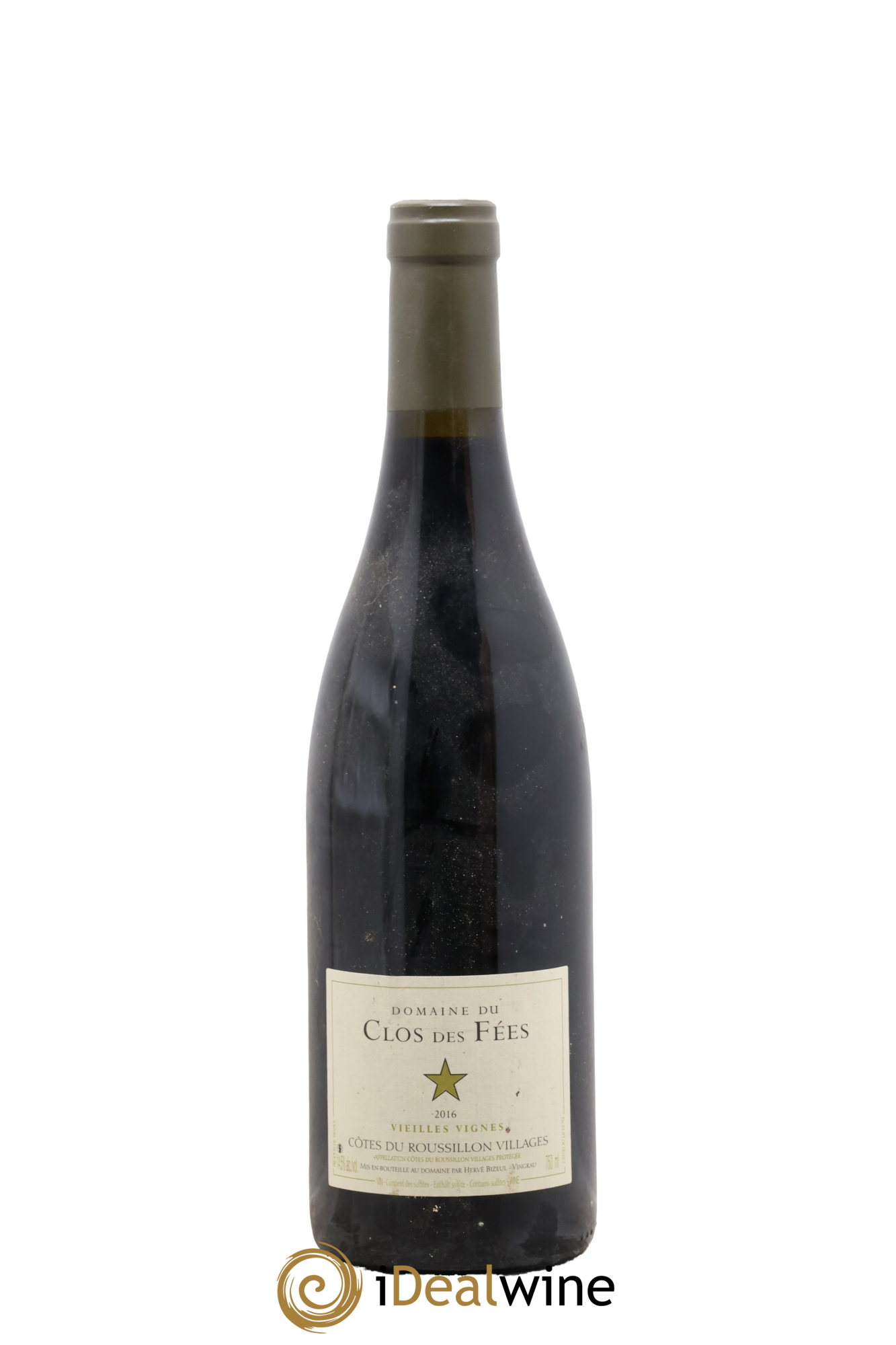 Côtes du Roussillon Villages Clos des Fées Vieilles vignes Hervé Bizeul 2016 - Lot de 1 bouteille - 0