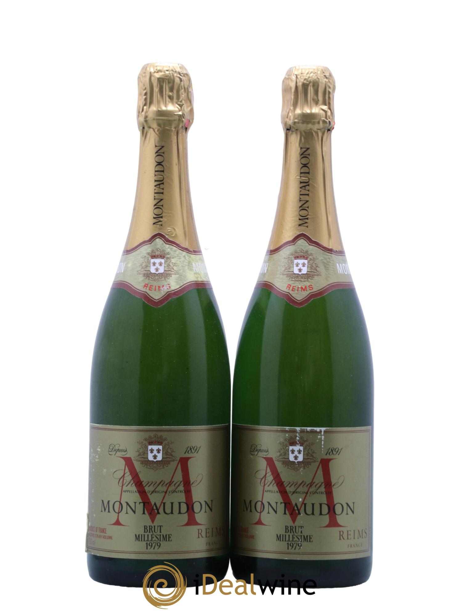 Champagne Brut Montaudon 1979 - Lot de 2 bouteilles - 0